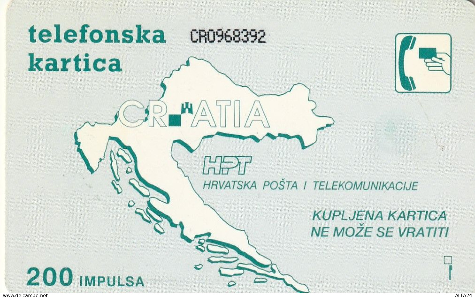 PHONE CARD CROAZIA  (CZ1532 - Kroatien