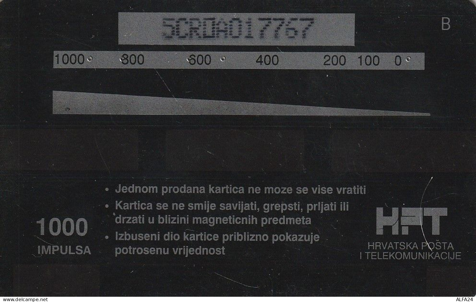 PHONE CARD CROAZIA  (CZ1515 - Croatie