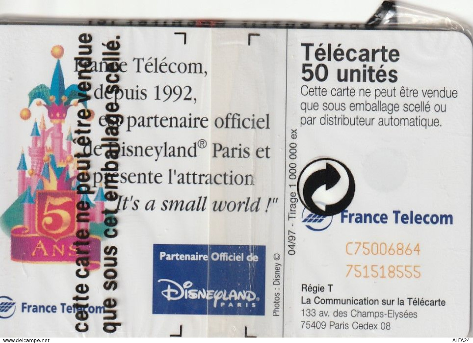 PHONE CARD FRANCIA 1997 BLISTER (CZ1503 - 1997