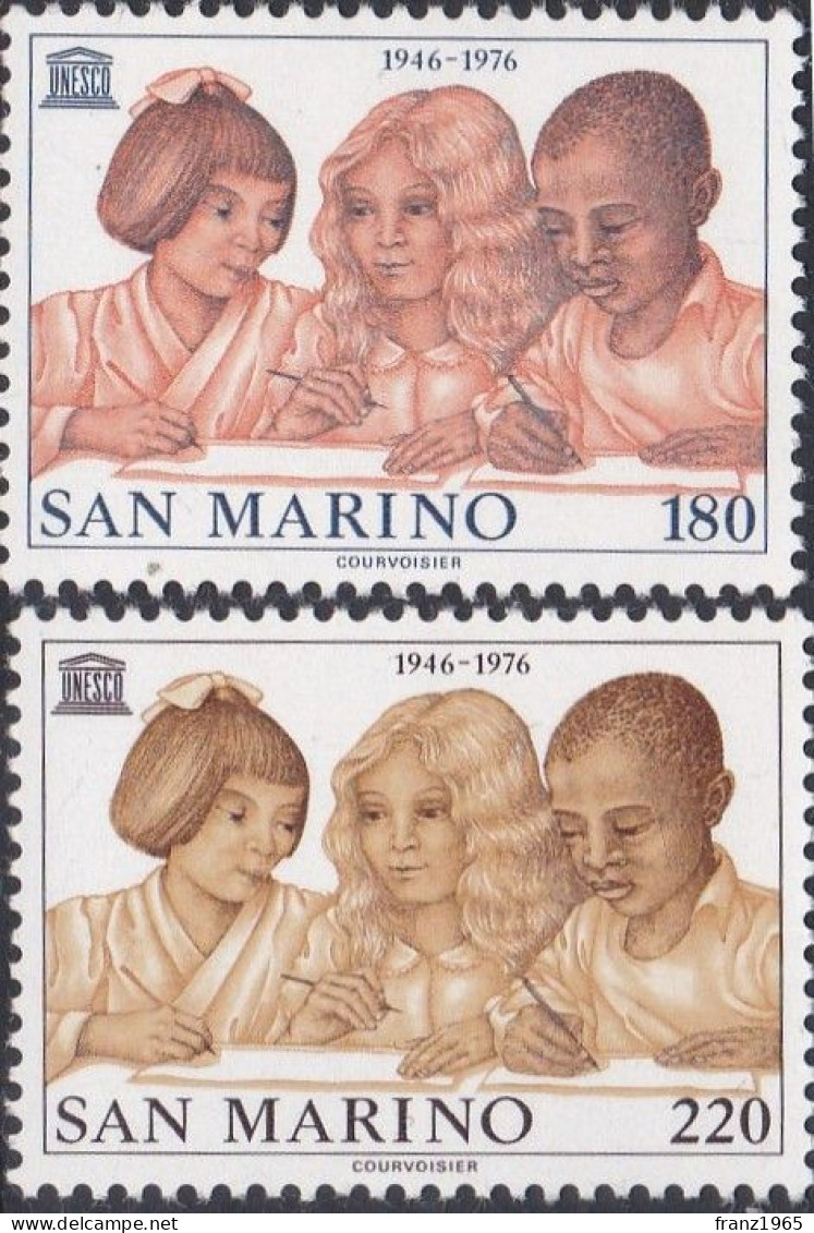 UNESCO - 1976 - Unused Stamps