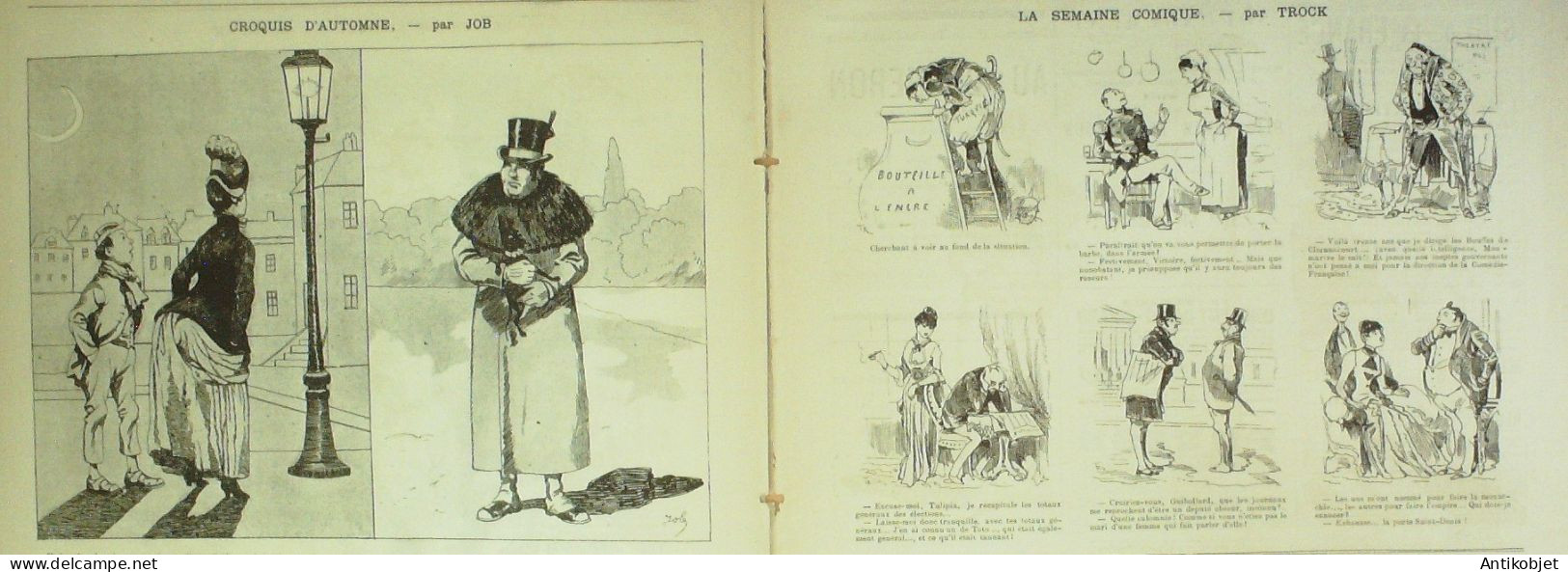 La Caricature 1885 N°305 Epidémie De Colonisation Robida Sorel Trock Lockroy Par Luque Job - Tijdschriften - Voor 1900