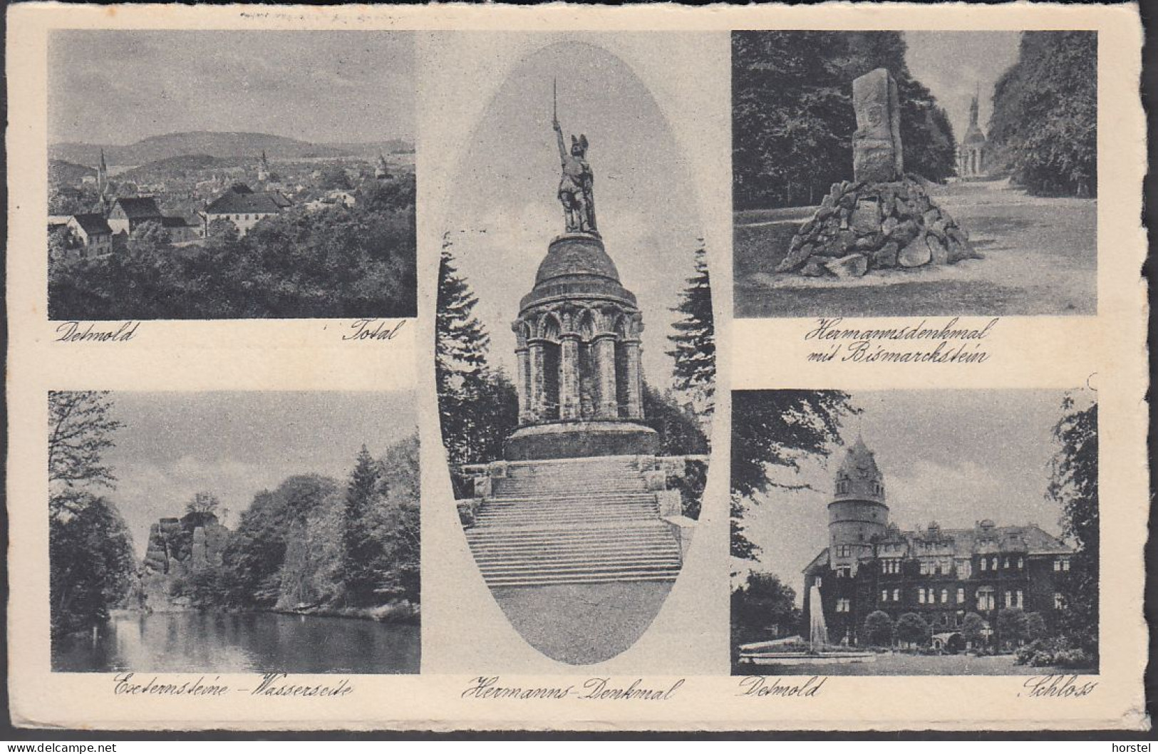 D-32756 Detmold - Alte Ansichten 1934 - Hermannsdenkmal - Teutoburger Wald - Schloß - Externsteine - Detmold