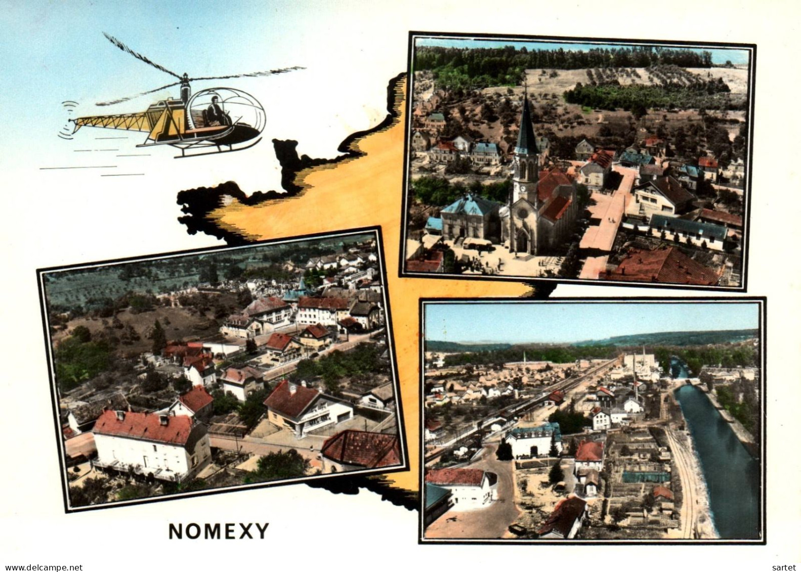 Nomexy - Eglise, Poste, Quartier De La Gare - Nomexy