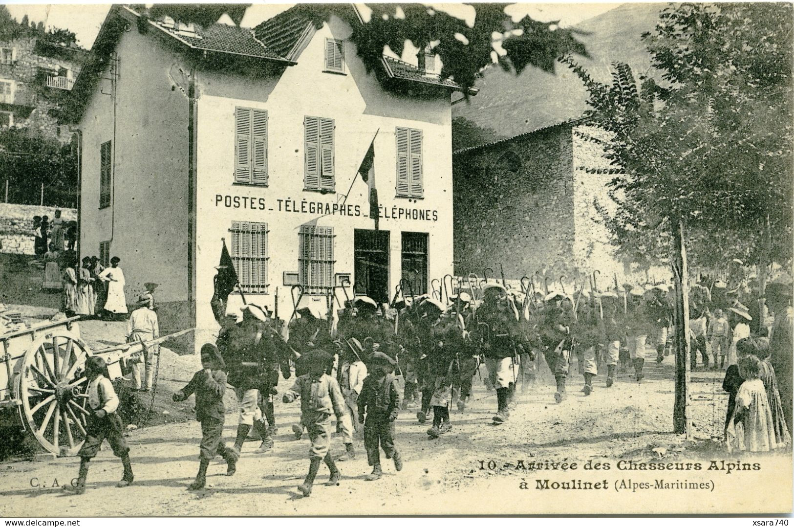 Moulinet Arrivée Des Chasseurs Alpins - Sonstige & Ohne Zuordnung