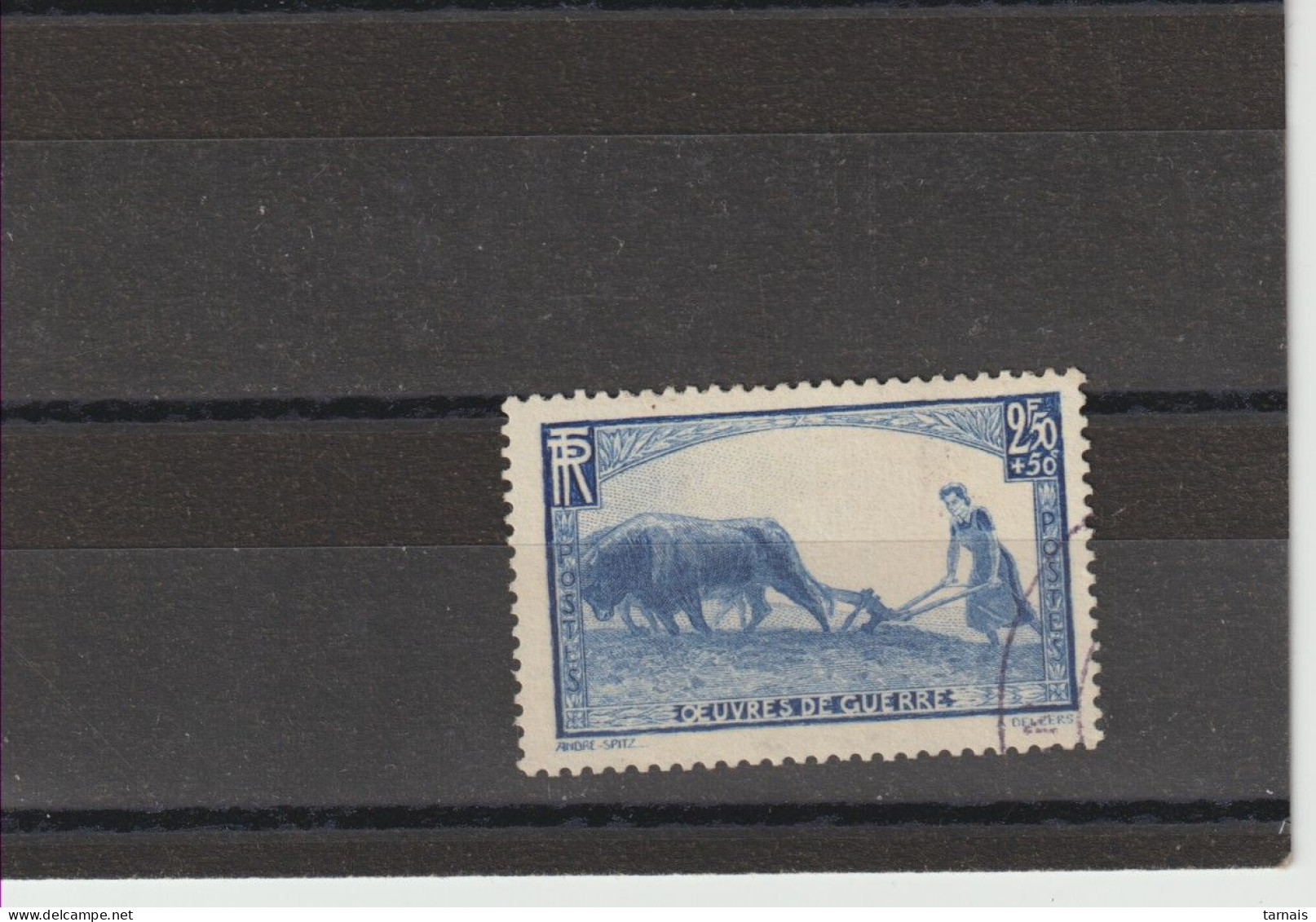 1940 N°457 Femme Au Labour Oblitéré (lot 22a) - Used Stamps
