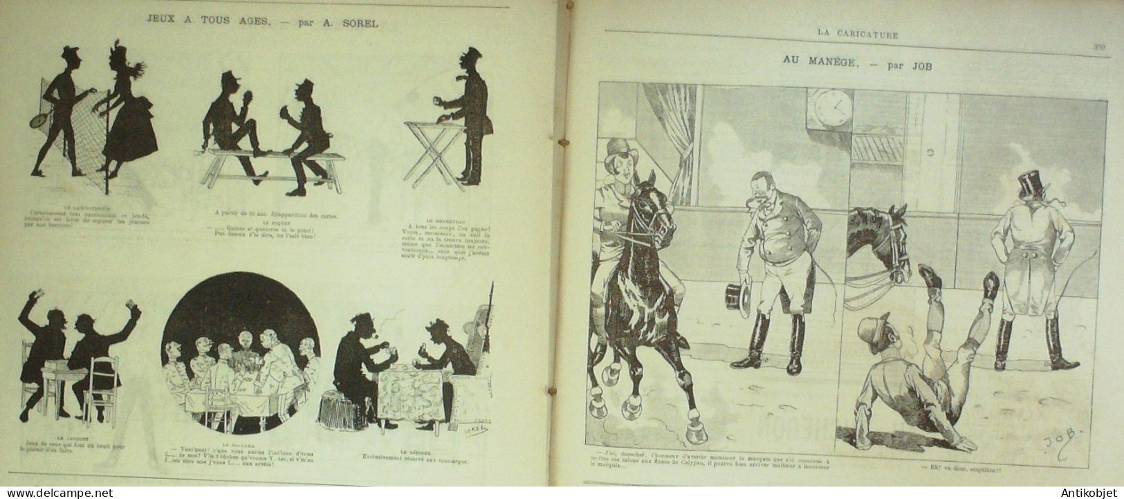 La Caricature 1885 N°306 Succès Du Jour Petit Poucet Draner Loys Comme Pauvre Job Sorel - Riviste - Ante 1900