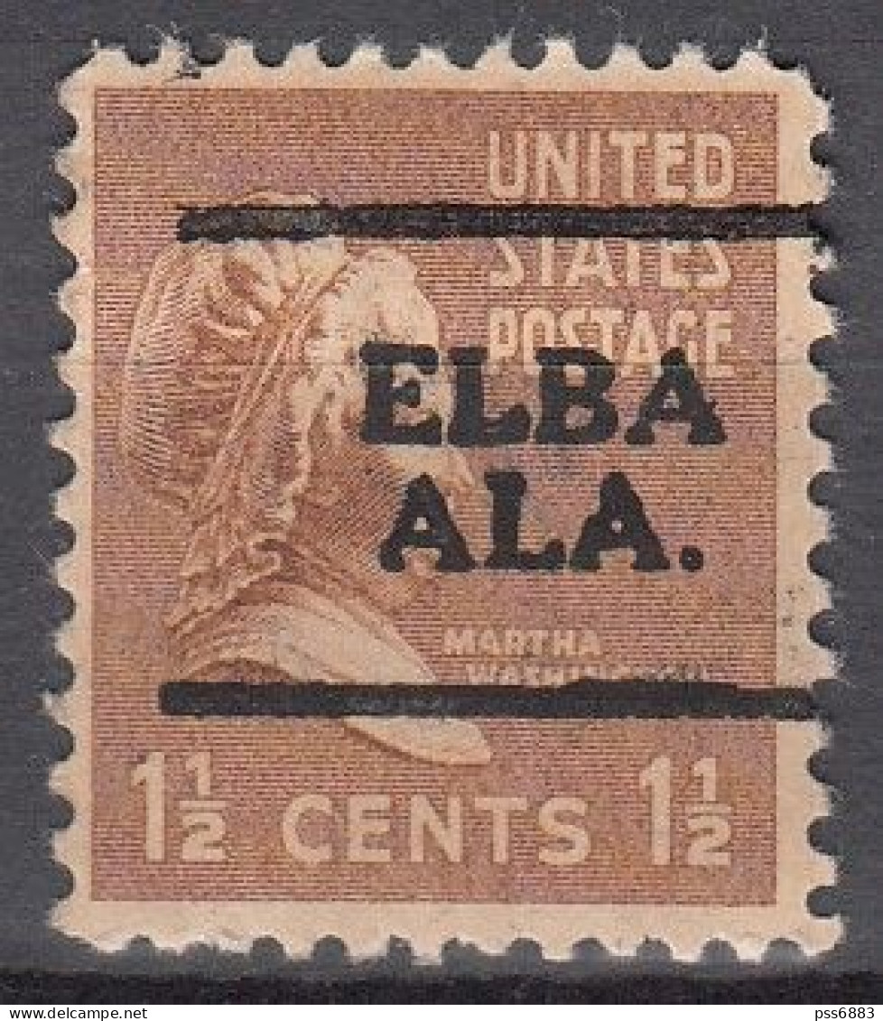 USA LOCAL Precancel/Vorausentwertung/Preo From ALABAMA - Elba - Type: 701 - Precancels