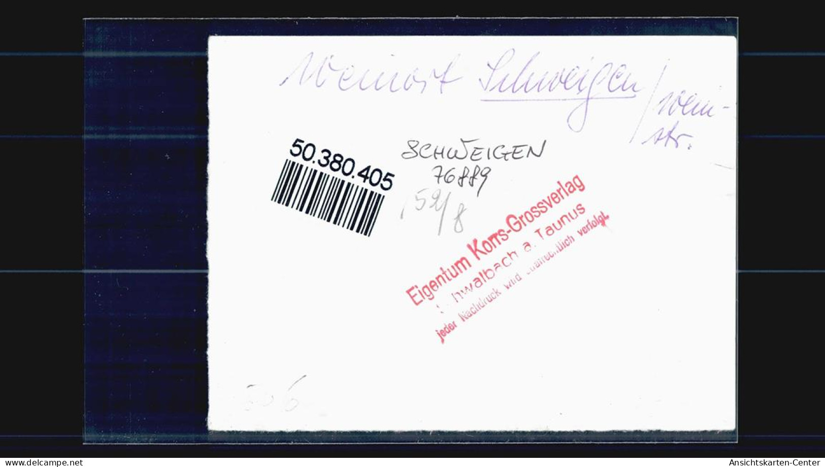 50380405 - Schweigen - Other & Unclassified