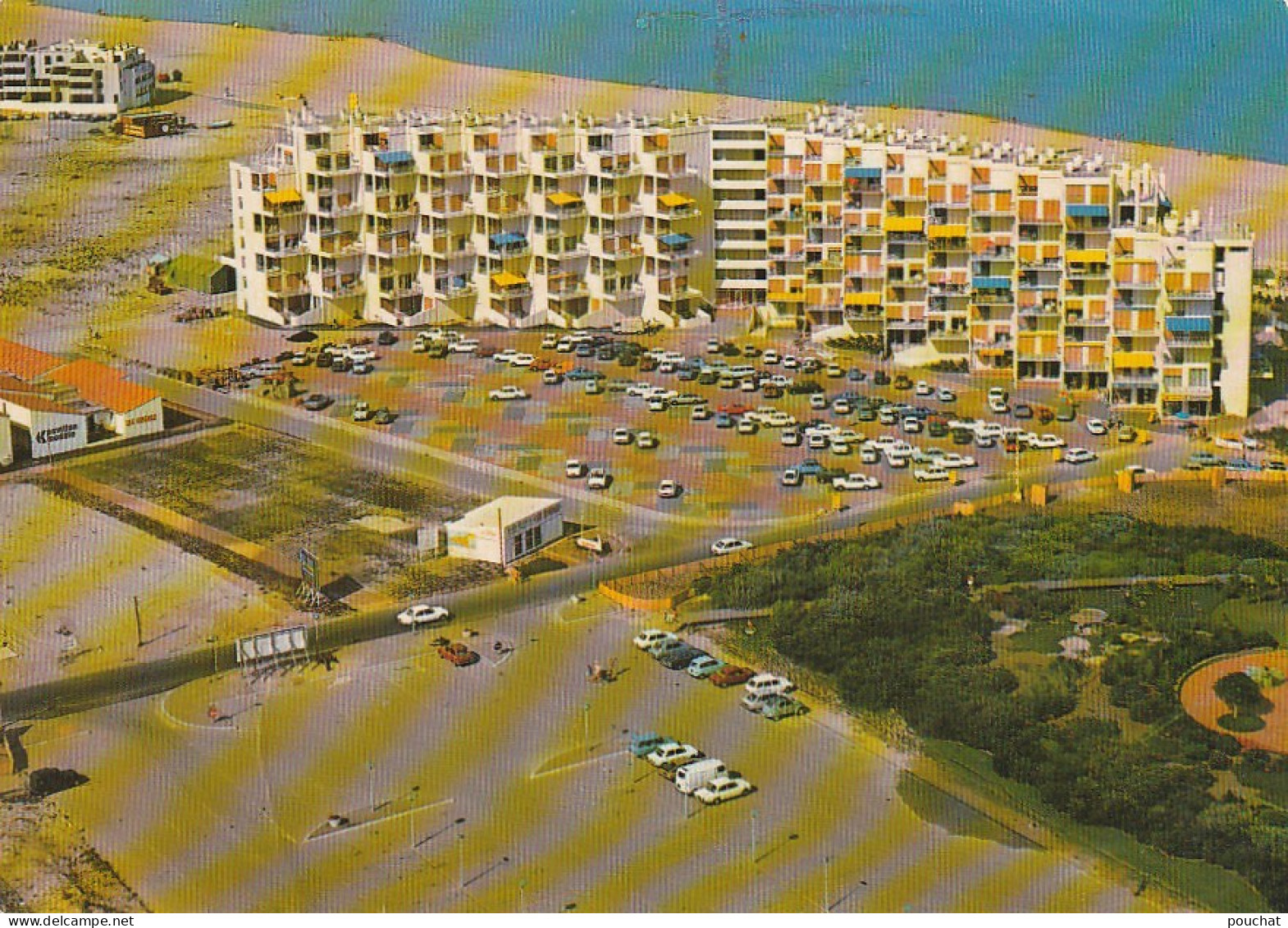 HO 19 -(66)  PORT BARCARES - VUE AERIENNE SUR LES NOUVELLES CONSTRUCTIONS "LA SARDANE"- CARTE COULEURS -  2 SCANS - Port Barcares