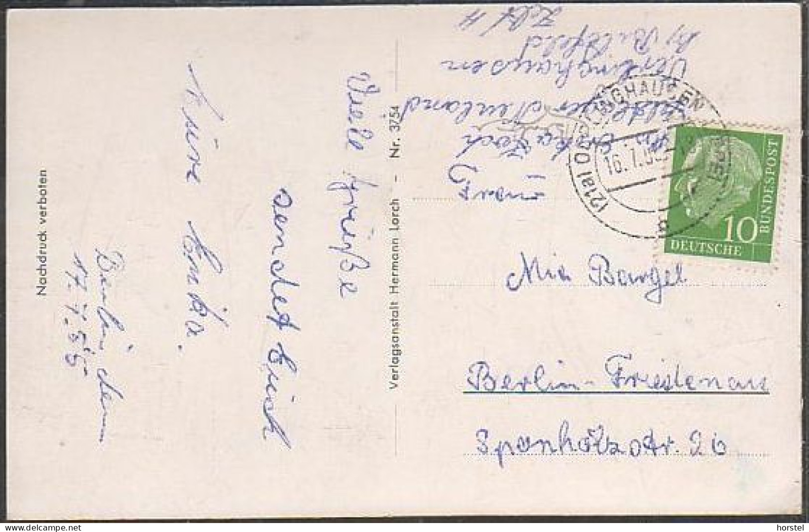 D-32756 Detmold - Alte Ansichten - Externsteine - Raum Der Sommersonnenwende (stamp 1955) - Detmold