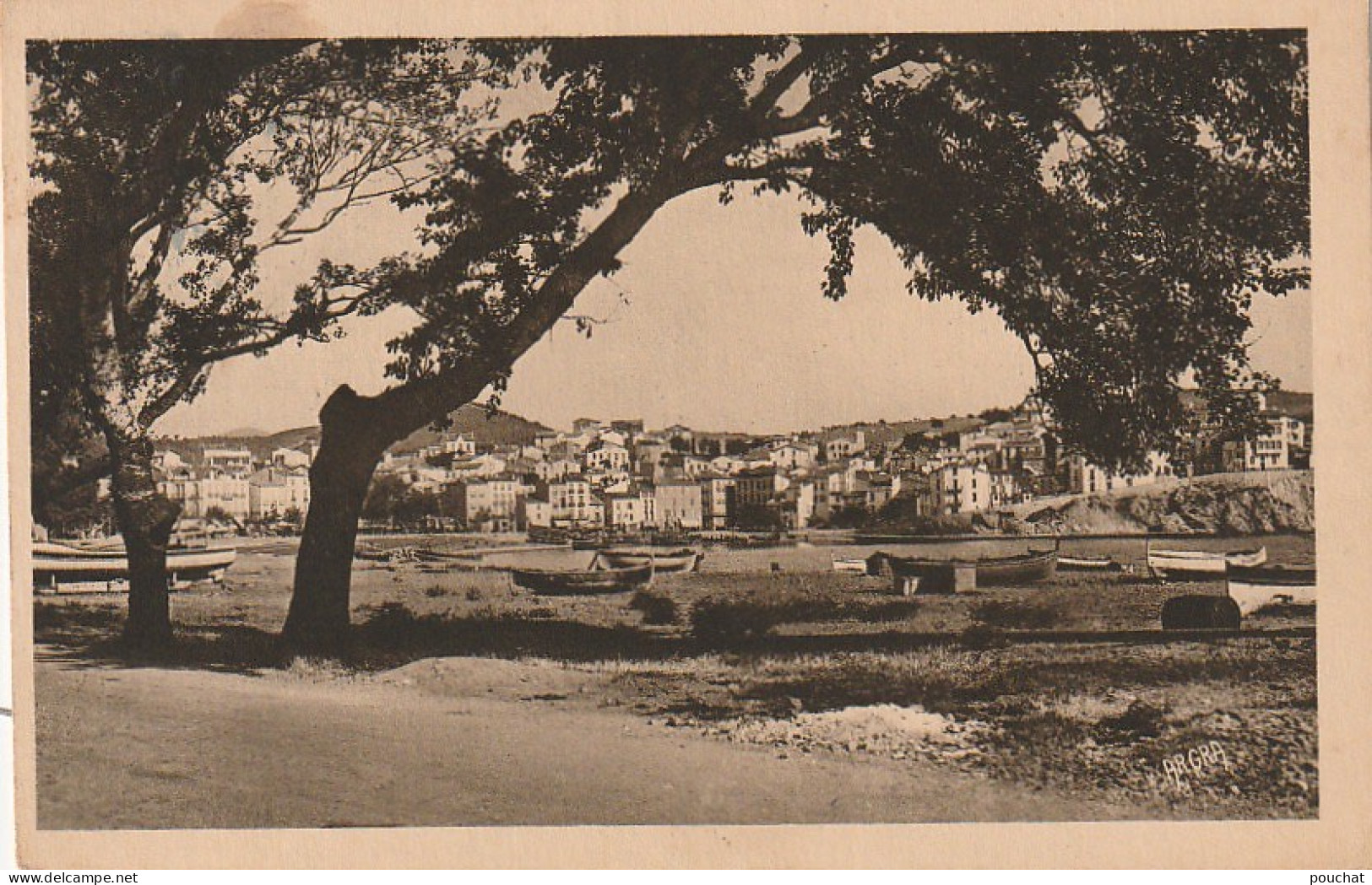 HO 20-(66)  BANYULS  -  VUE DE LA PROMENADE DE LA JETEE  - 2 SCANS  - Banyuls Sur Mer