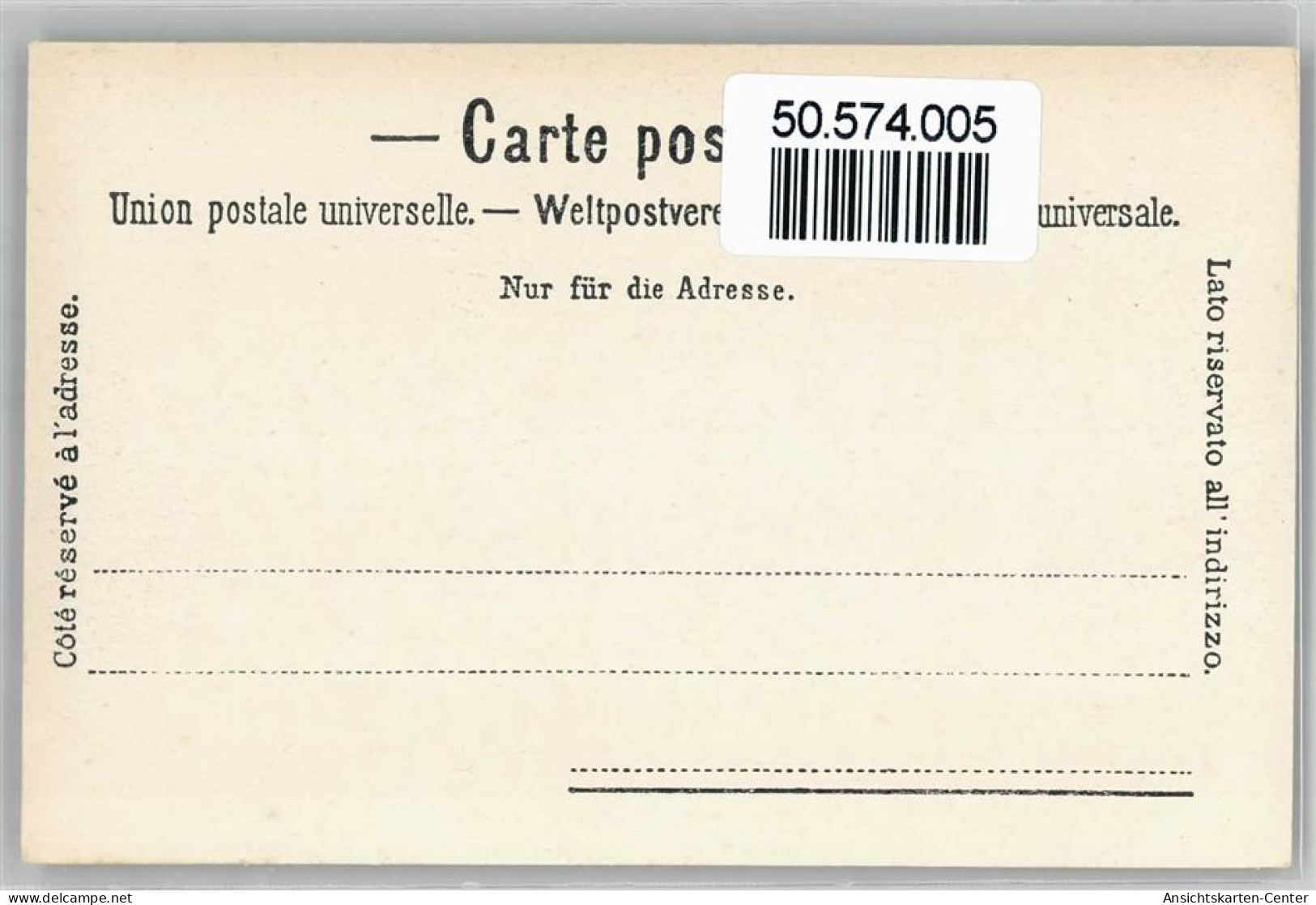 50574005 - Genève Genf - Andere & Zonder Classificatie