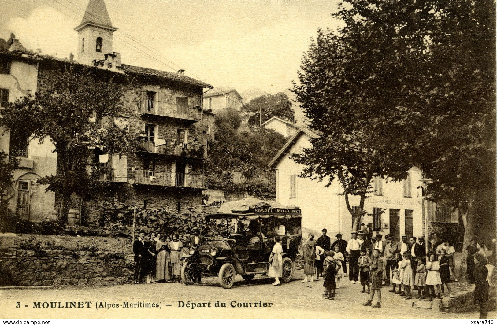 Moulinet Départ Du Courrier - Sonstige & Ohne Zuordnung