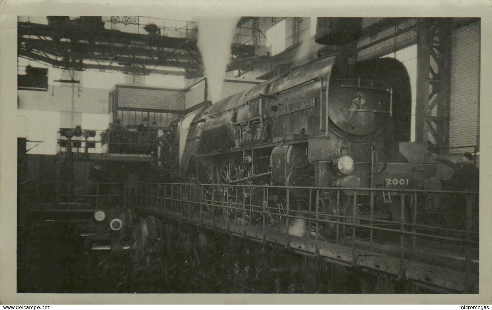 Reproduction - Banc D'essai De Vitry - Locomotive Anglaise LNER Type 141 "Cock O' The North", Décembre 1934 - Treinen