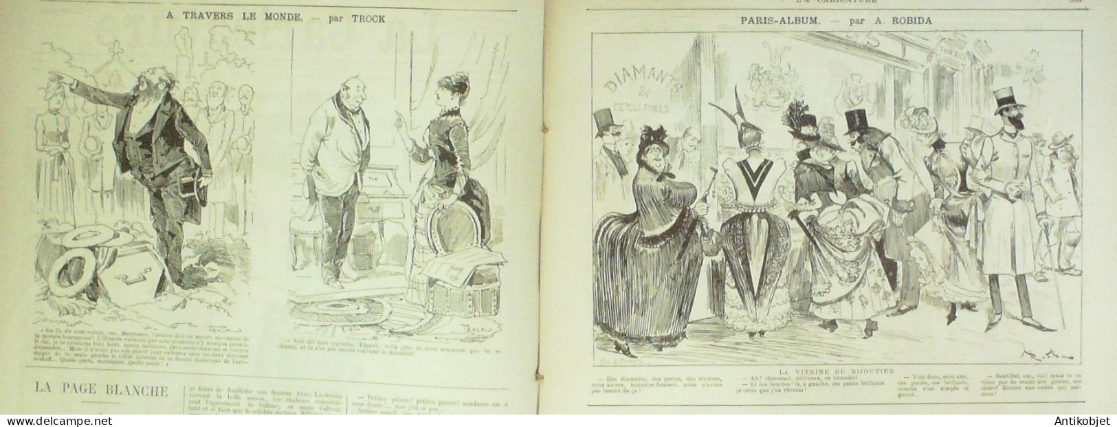 La Caricature 1885 N°307 Chasse à Courre Job De Freycinet Par Luque Pille Trock - Revistas - Antes 1900