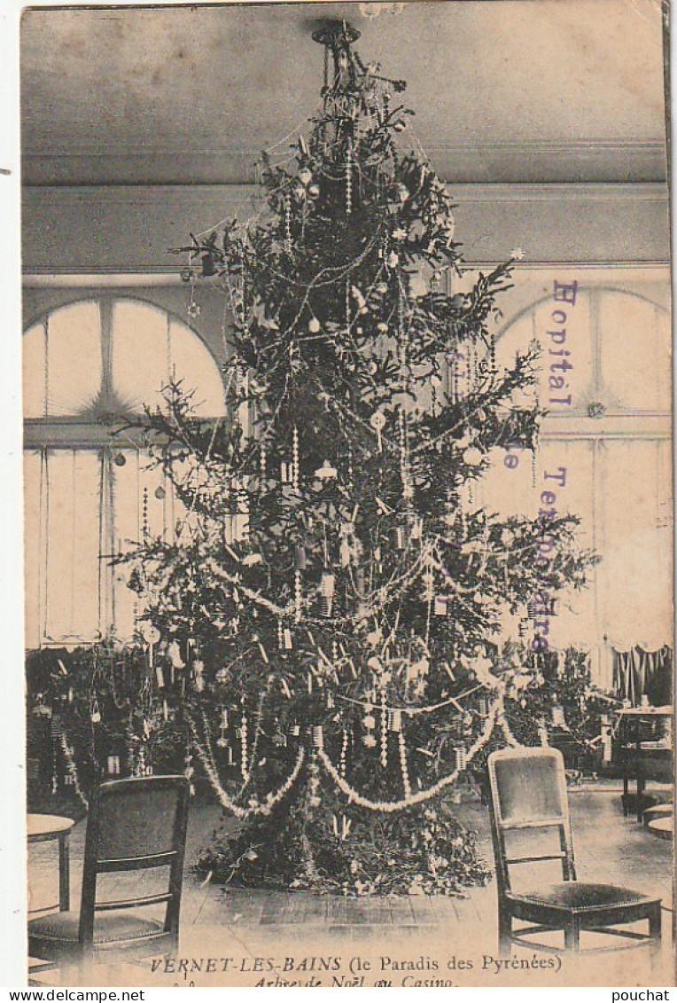 HO 21 -(66)  VERNET LES BAINS - ARBRE DE NOEL AU CASINO  - 2 SCANS - Autres & Non Classés