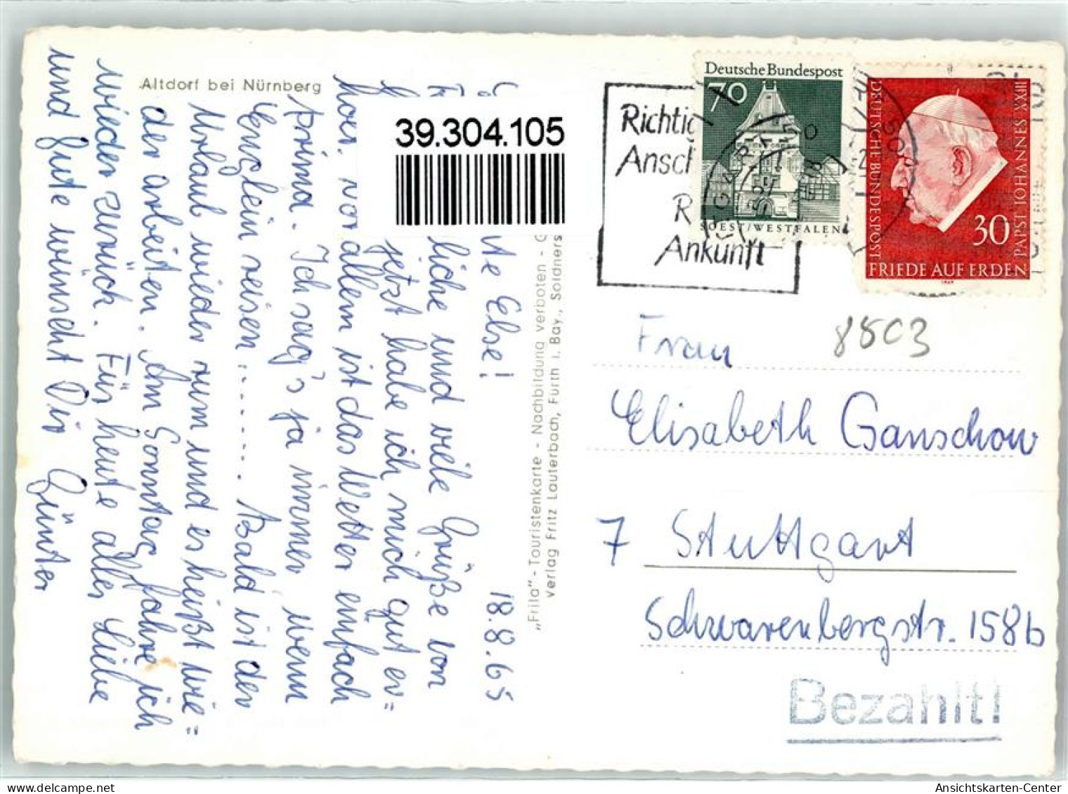 39304105 - Altdorf B. Nuernberg - Sonstige & Ohne Zuordnung