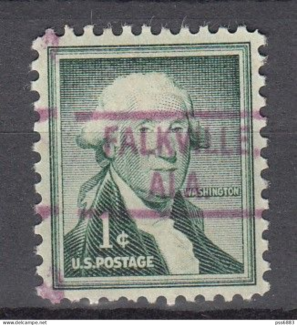 USA LOCAL Precancel/Vorausentwertung/Preo From ALABAMA - Falkville - Type: 804 - Precancels