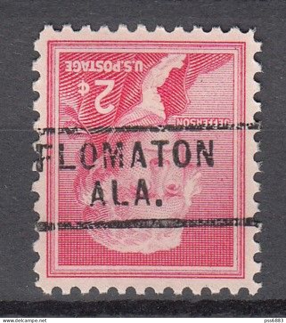 USA LOCAL Precancel/Vorausentwertung/Preo From ALABAMA - Flomaton - Type: 729 - Préoblitérés