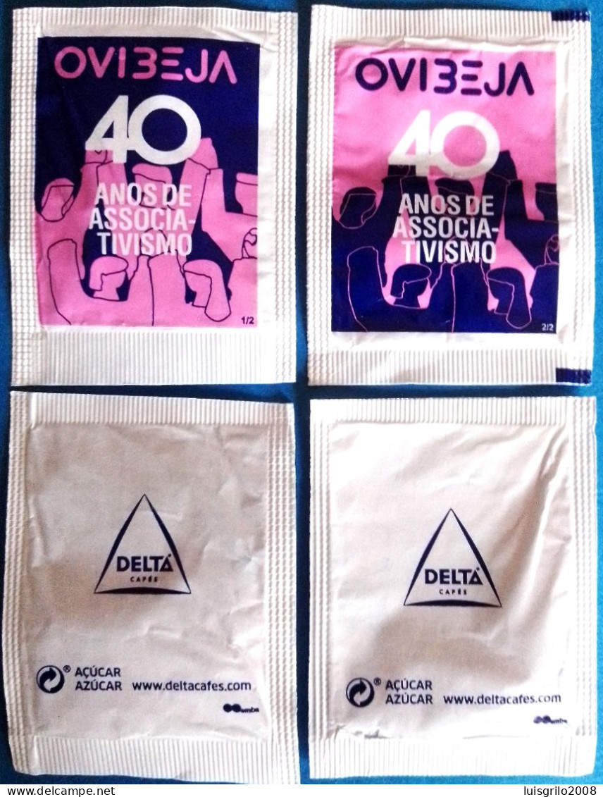 Delta, Portugal 2024 - Ovibeja, 40 Anos De Associativismo -||- Série Complète 2 Sachets Vides - Sugars