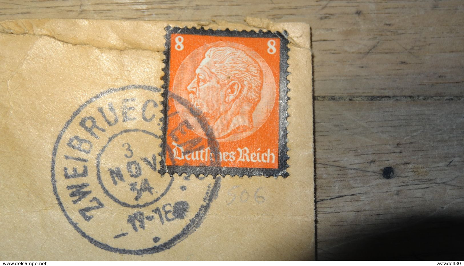 Cover From ZWEIBRUCKEN - 1934   ......... Boite1 ...... 240424-98 - Storia Postale