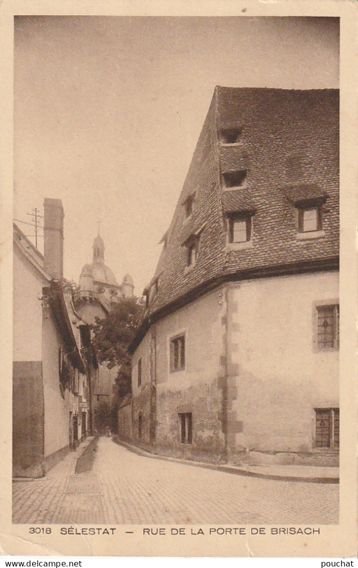 IN 3 - (67)  SELESTAT - RUE DE LA PORTE BRISACH - 2 SCANS  - Selestat