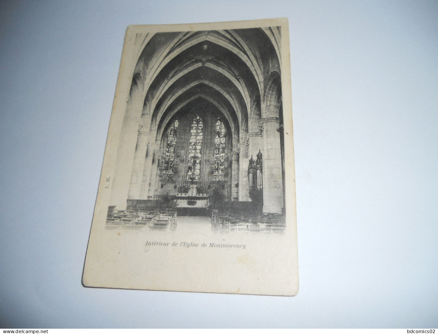 DEP 95 VAL D'OISE CARTE ANCIENNE EN N/BL DE 1907 MONTMORENCY INTERIEUR DE L'EGLISE EDIT L H///////BE - Montmorency