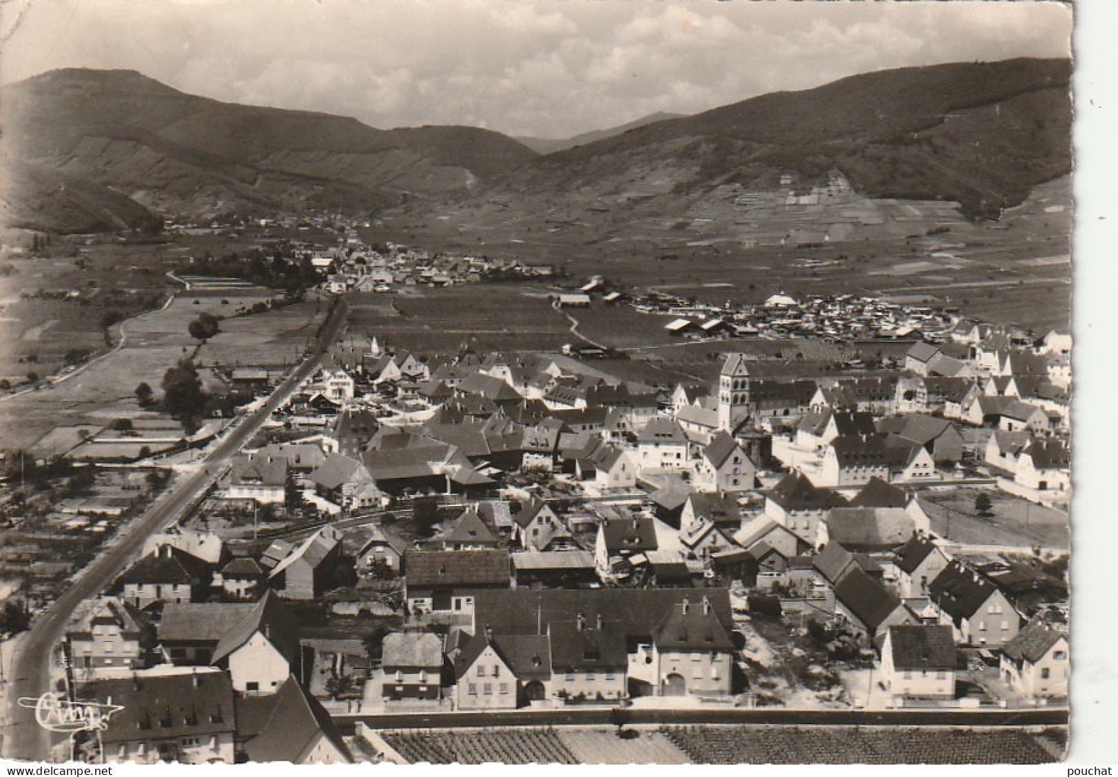 IN 4 - (68)  SIGOLSHEIM -  VUE PANORAMIQUE AERIENNE -EN ARRIERE PLAN , KIENTZHEIM -2 SCANS  - Sonstige & Ohne Zuordnung