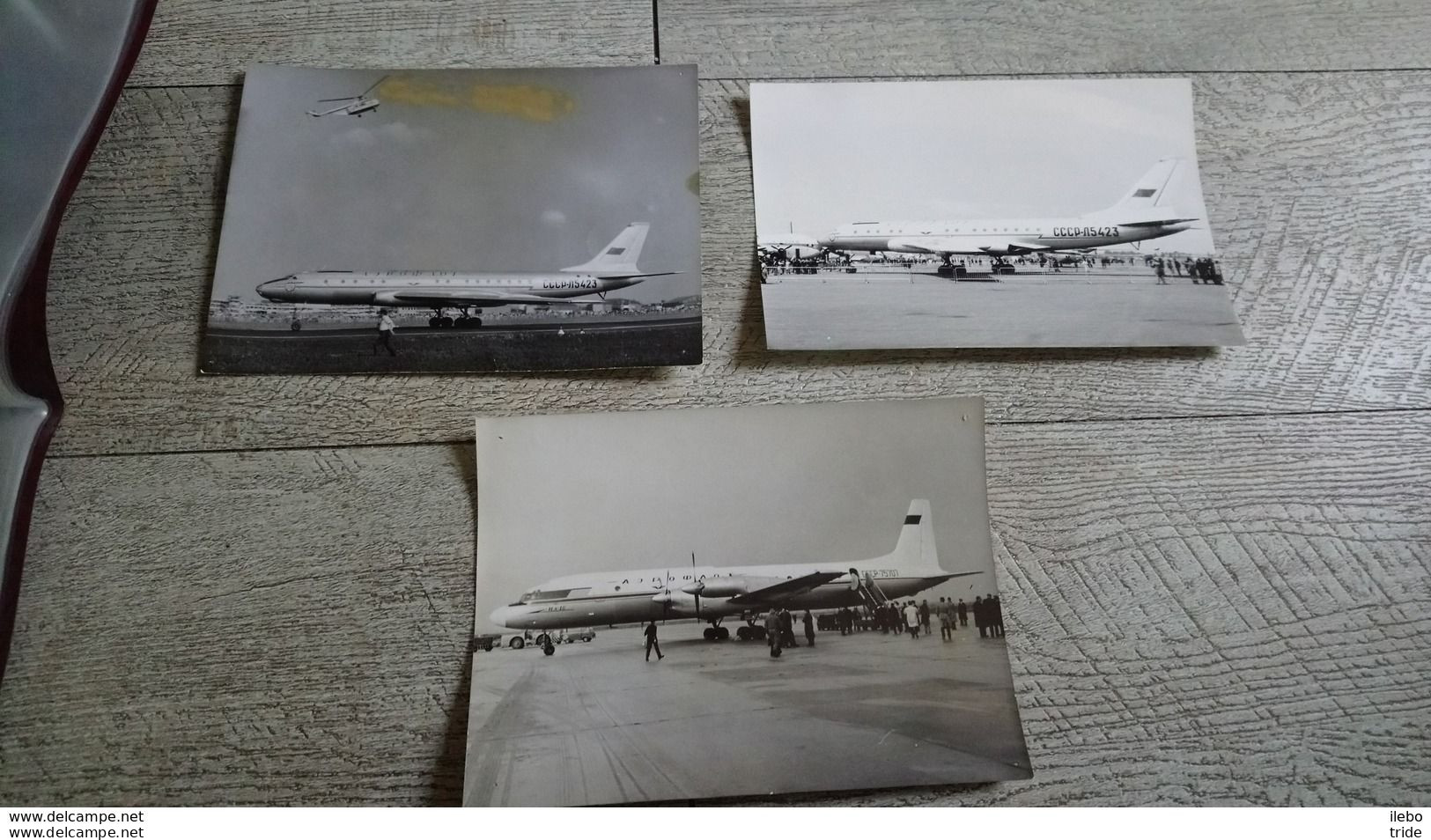 Lot 3 Photos Avion Tupolev 104 Aviation Russe Russie Photo - Aviazione