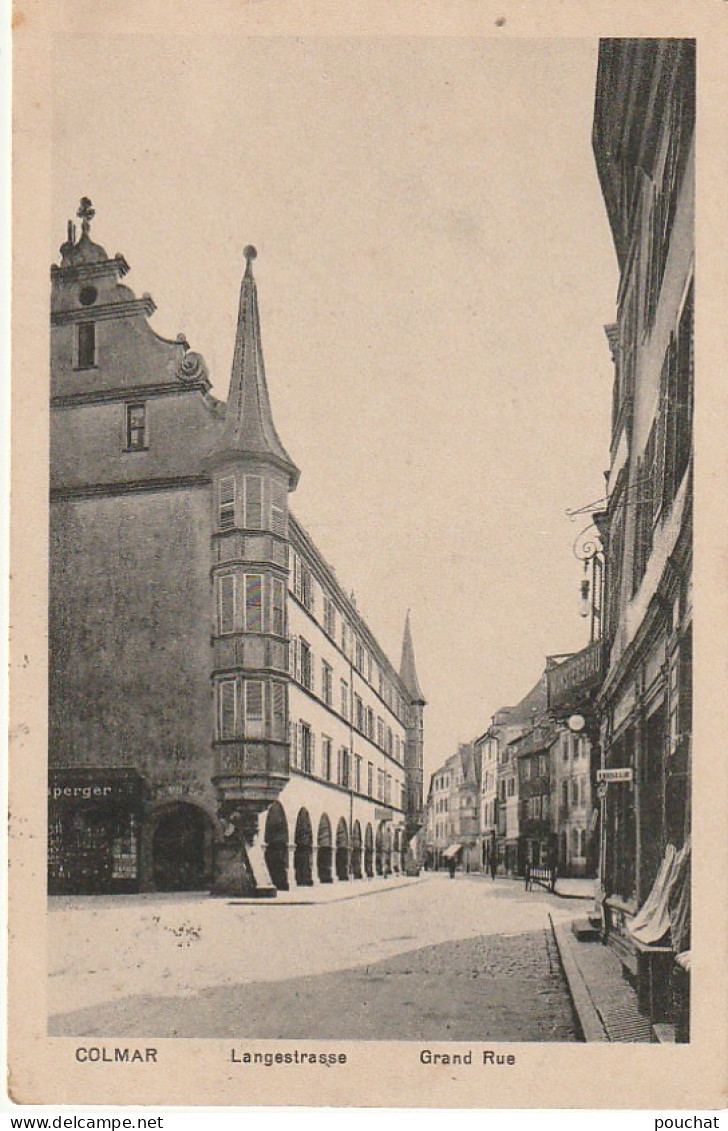 IN 5 - (68) COLMAR  -  GRAND RUE  - 2 SCANS  - Colmar