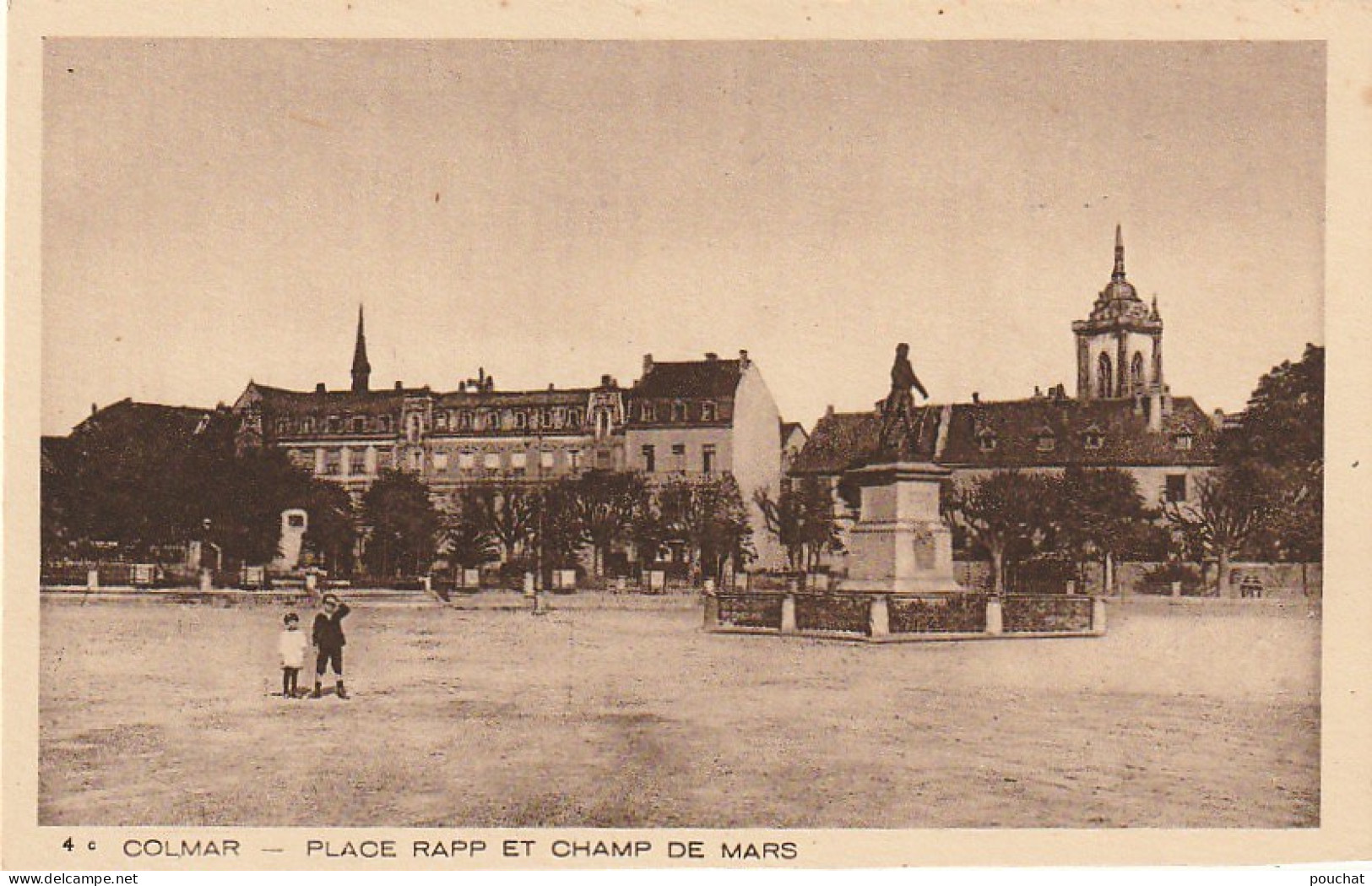 IN 5 - (68) COLMAR  - PLACE RAPP ET CHAMP DE MARS  - 2 SCANS  - Colmar