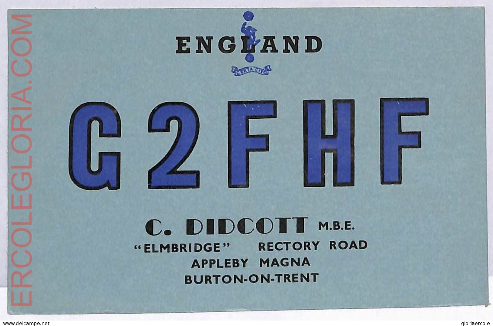 Ad9086 - GREAT BRITAIN - RADIO FREQUENCY CARD - England - 1950 - Radio
