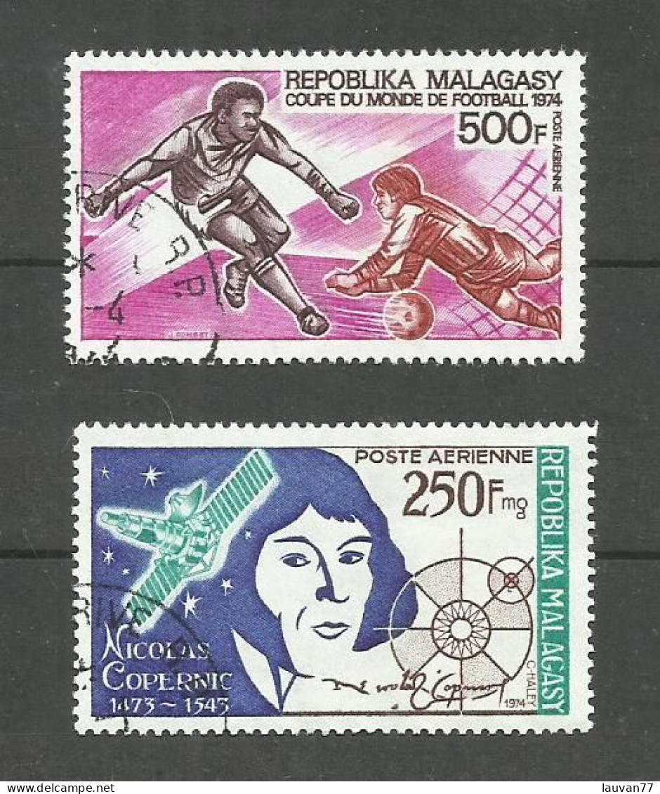 MADAGASCAR POSTE AERIENNE N°133, 134 Cote 4.75€ - Madagaskar (1960-...)