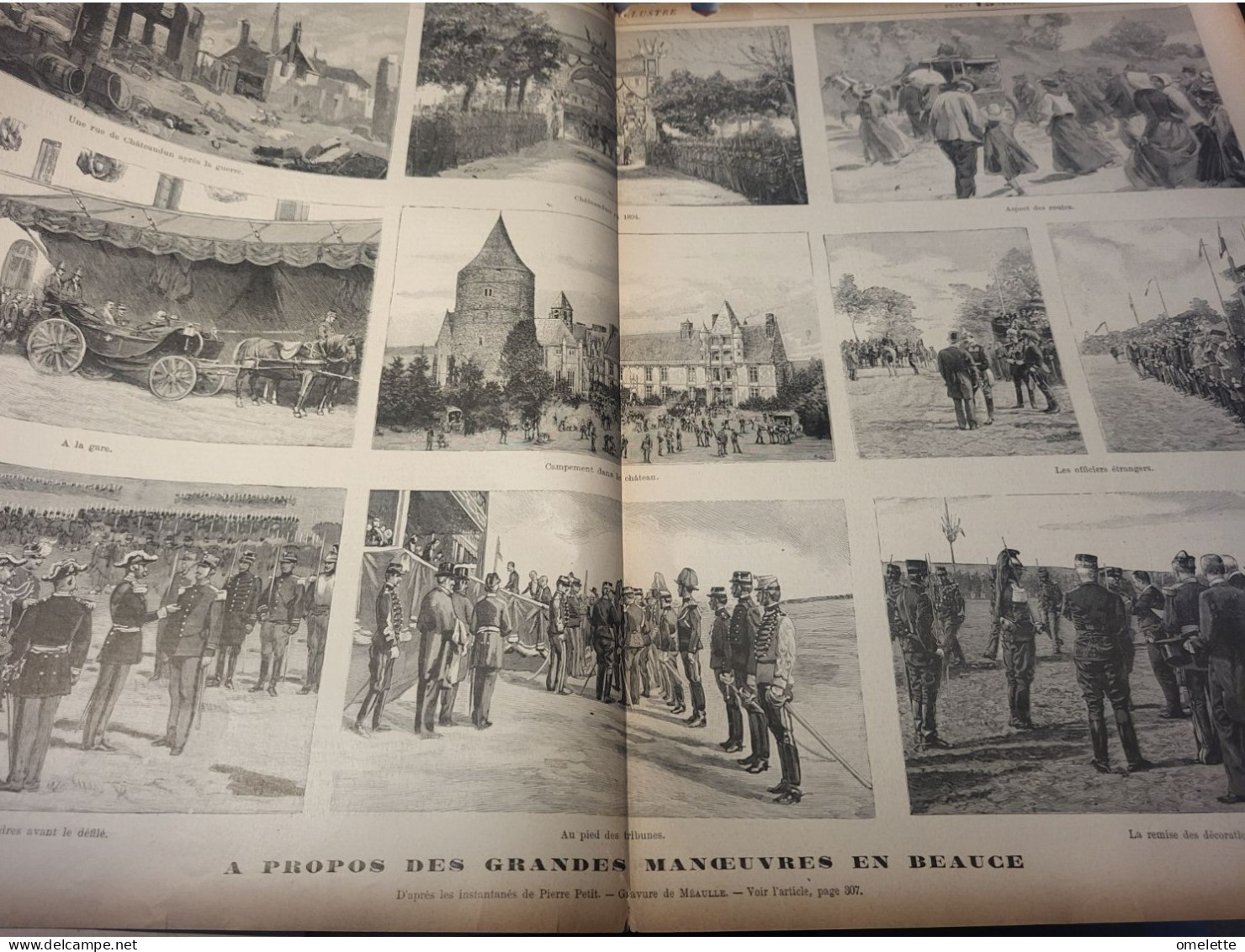 JOURNAL ILLUSTRE 94 /MADAGASCAR SOLDATS /GRANDES MANOEUVRES EN BEAUCE - Riviste - Ante 1900