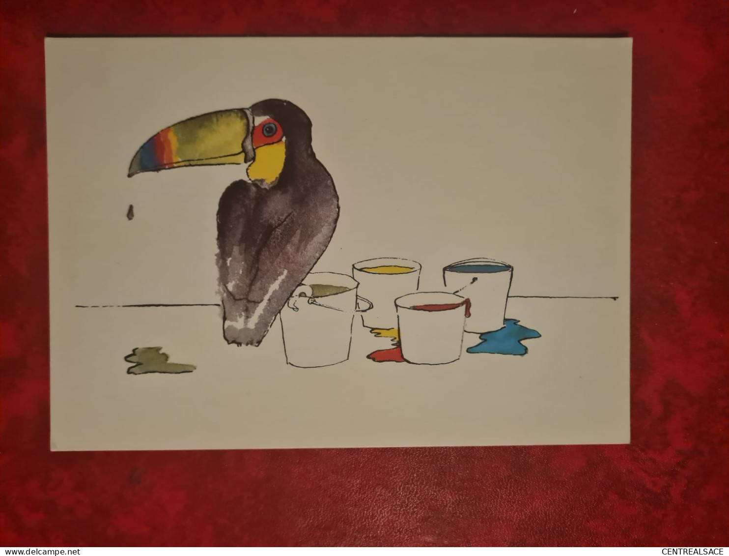 Carte   ILLUSTRATEUR DIANA GOLD TOUCAN PLAY - Contemporary (from 1950)