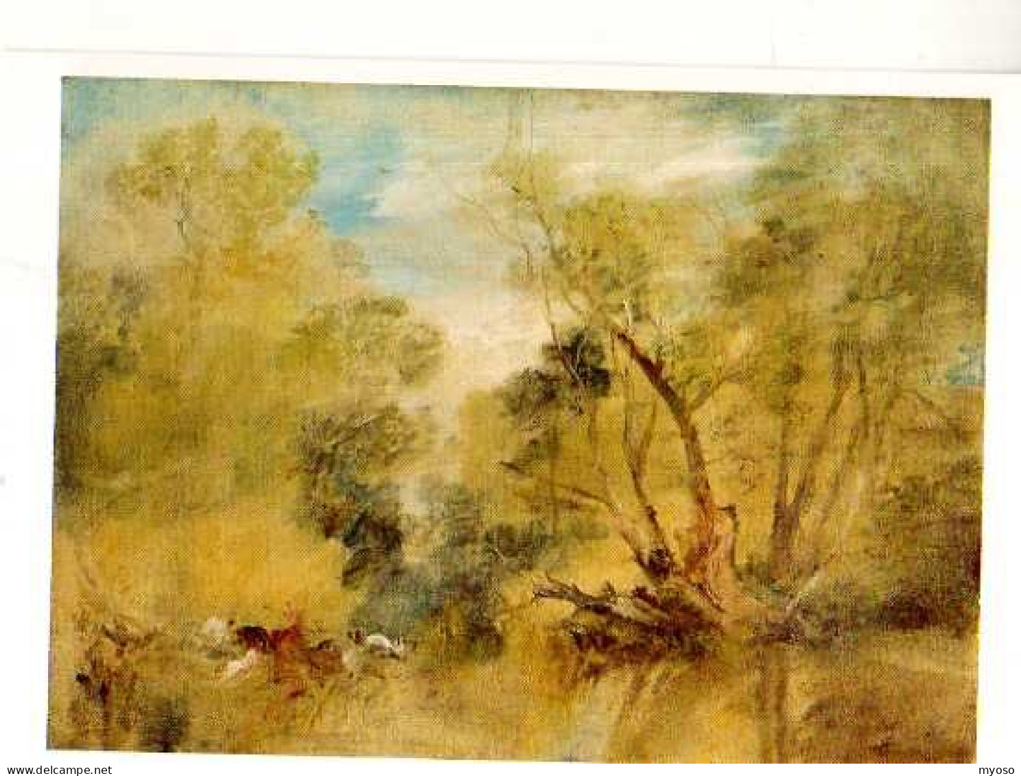 J M W TURNER Willows Beside A Stream - Schilderijen