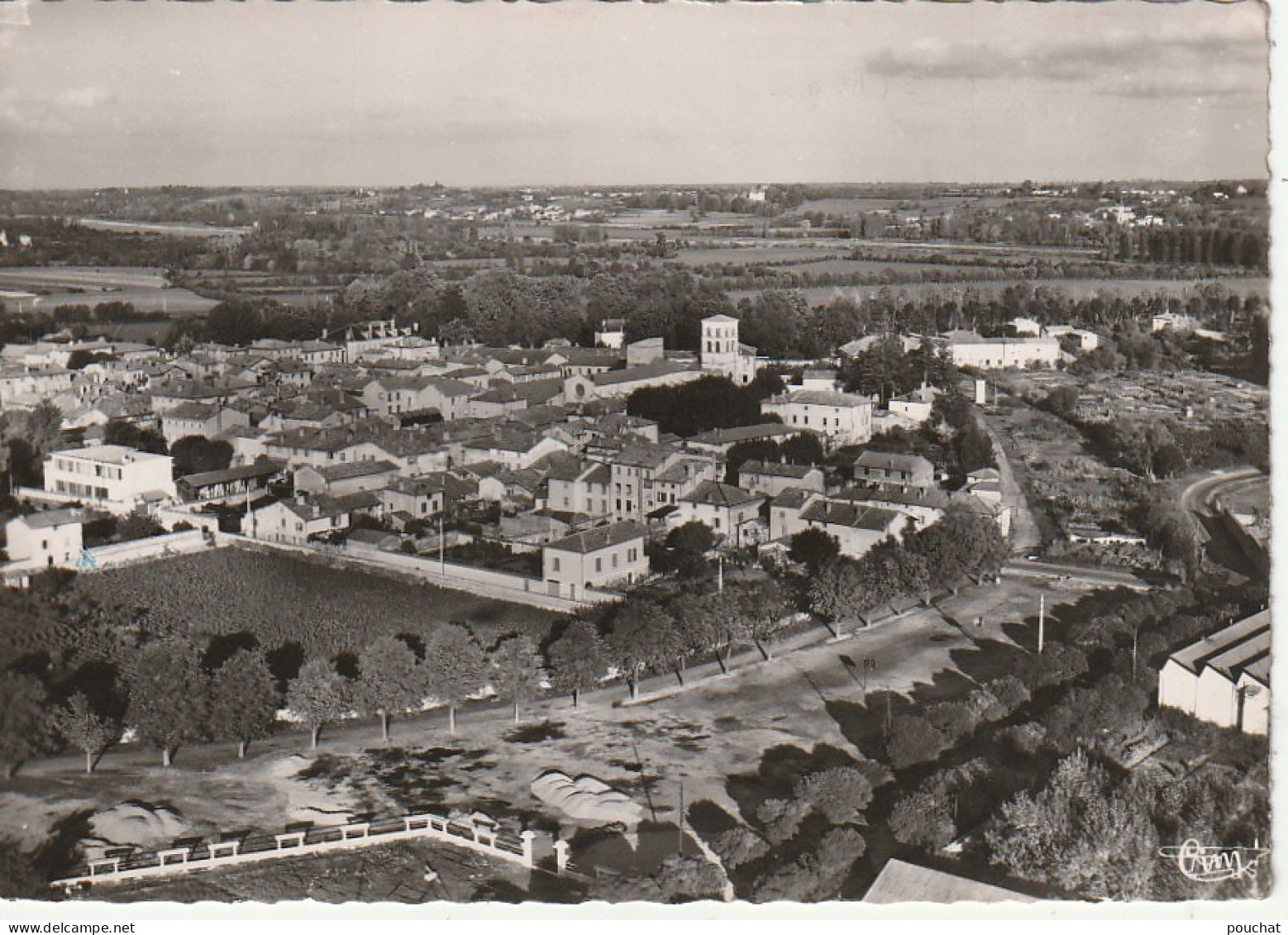 IN 7 - (69)  BELLEVILLE SUR SAONE  -  VUE AERIENNE   - 2 SCANS  - Belleville Sur Saone