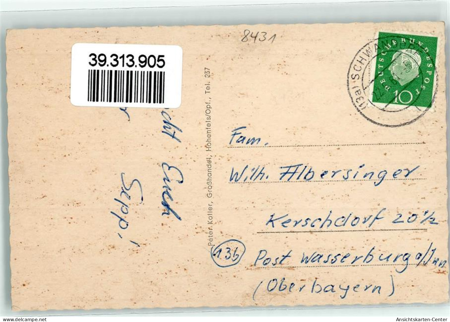 39313905 - Hohenfels , Oberpf - Otros & Sin Clasificación