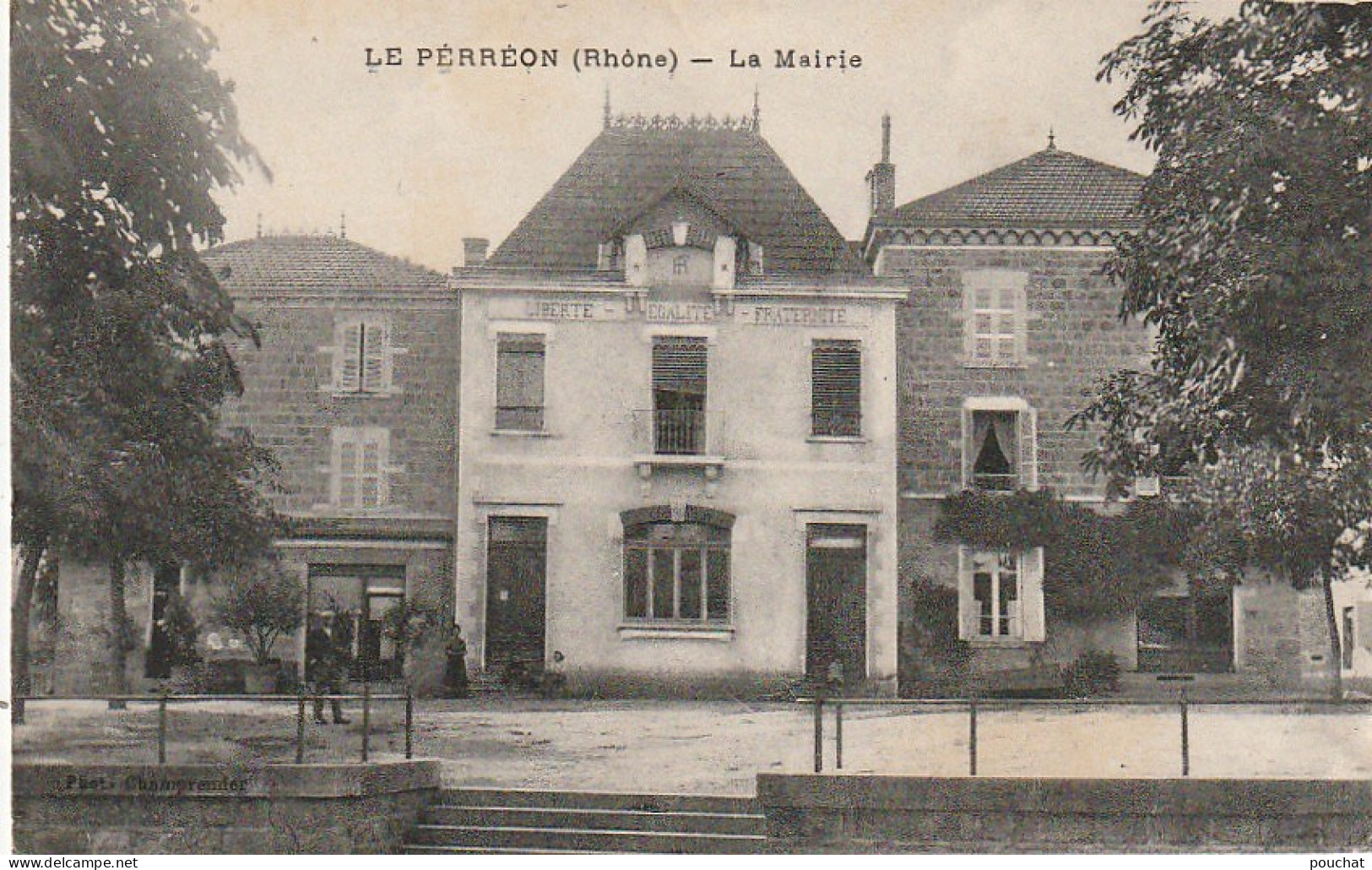 IN 8- (69)  LE PERREON  -  LA MAIRIE  - 2 SCANS  - Sonstige & Ohne Zuordnung