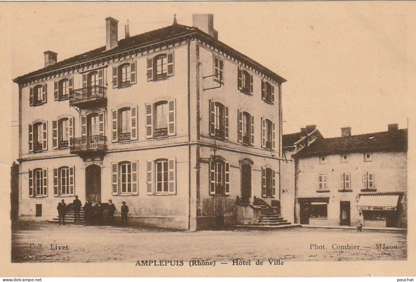  IN 8- (69)   AMPLEPUIS  -  HOTEL DE VILLE - 2 SCANS  - Amplepuis