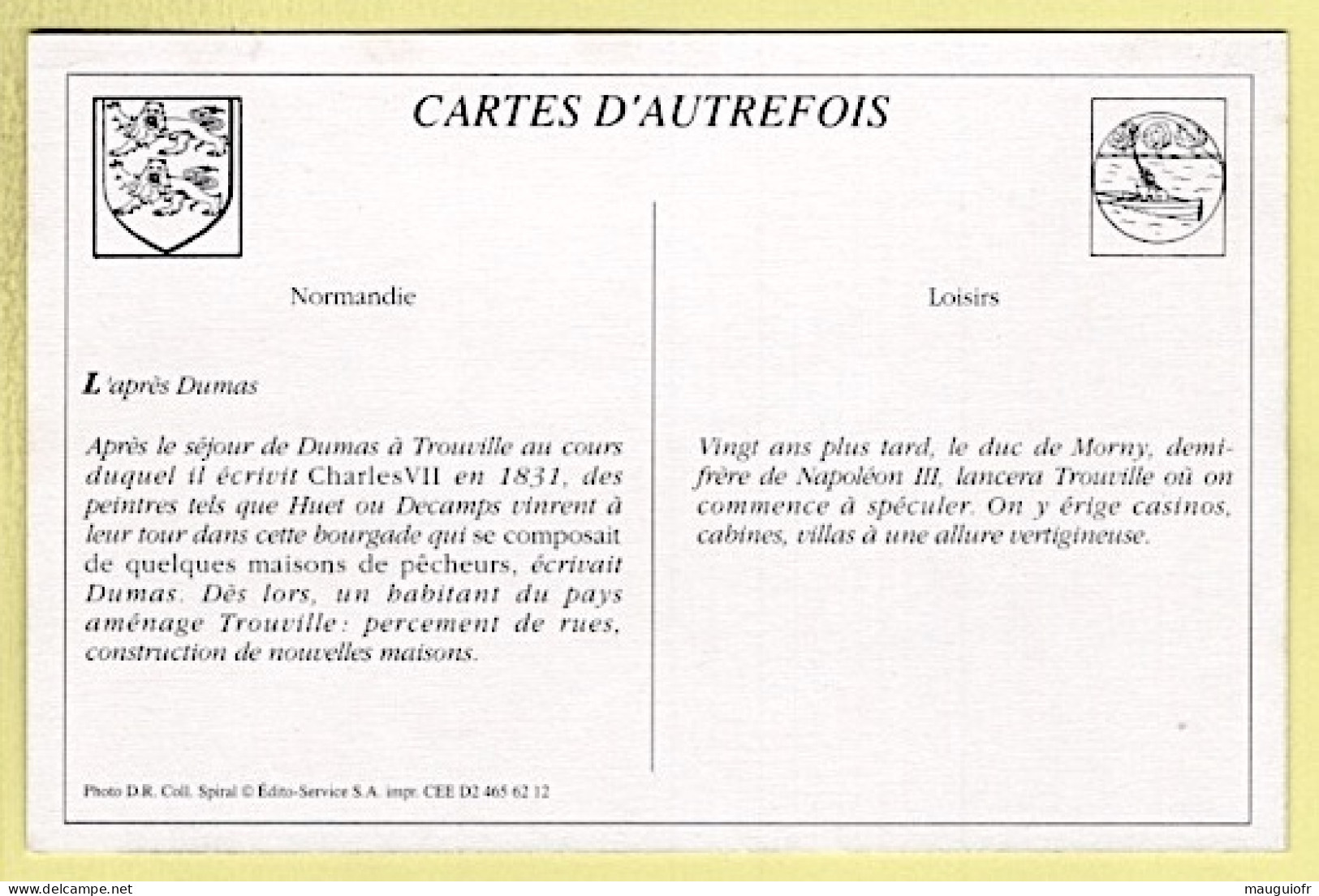 BATEAUX / NAVETTE POUR PASSAGERS / TROUVILLE / LE DÉPART DU BATEAU DU HAVRE - Otros & Sin Clasificación