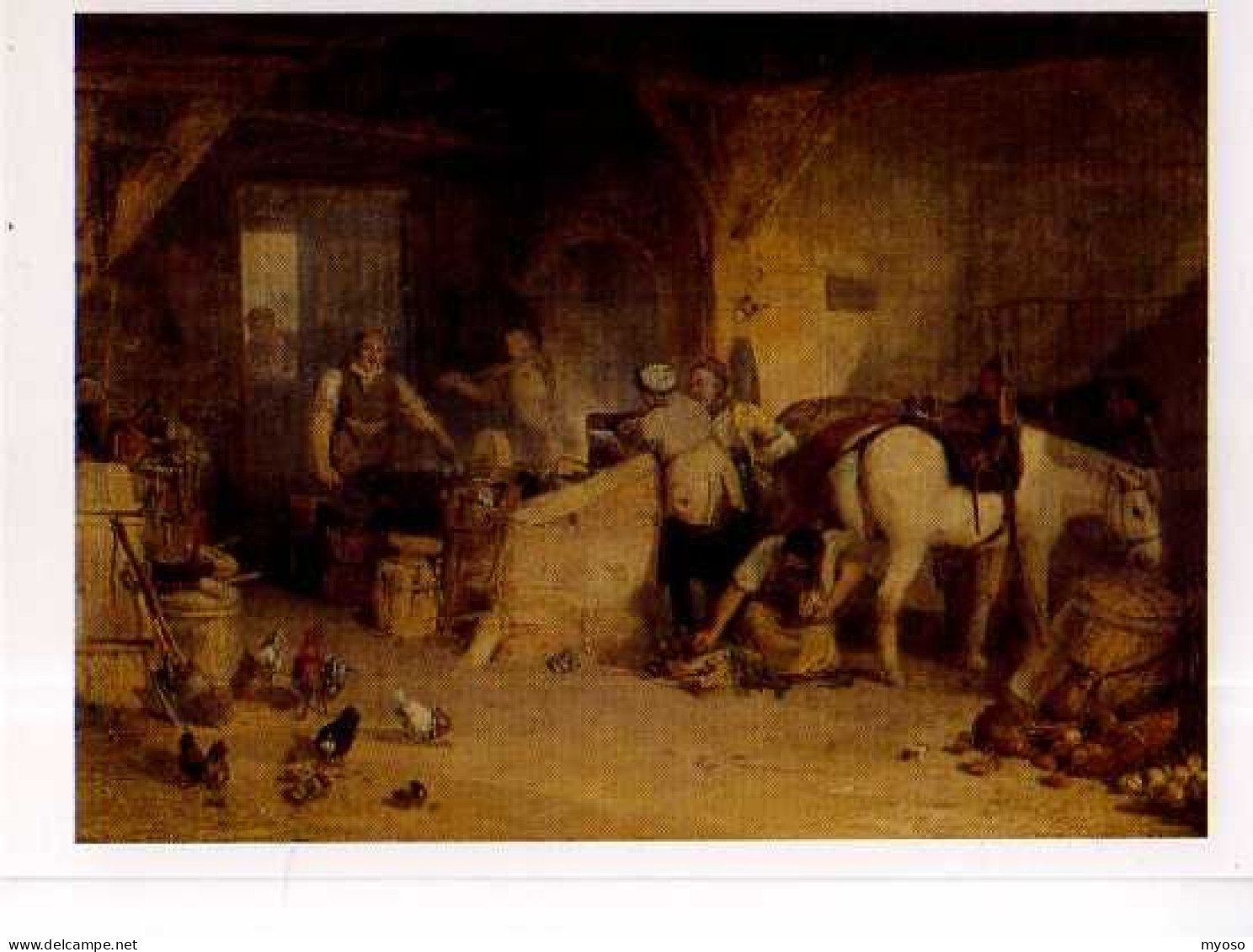 J M W TURNER A Country Blacksmith Disputing On The Price Of Iron - Pintura & Cuadros