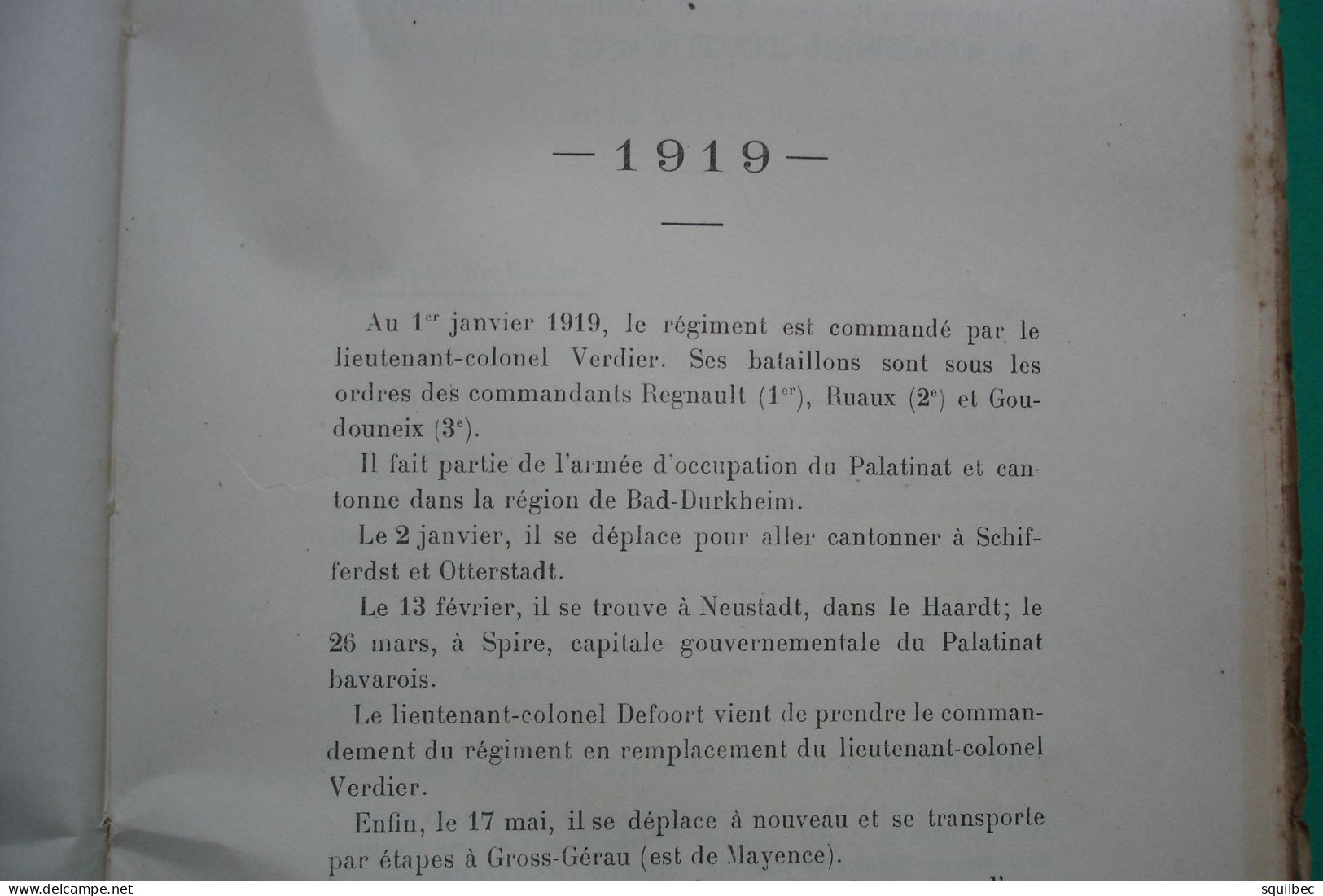 historique du 7eme régiment d'infanterie coloniale dans la guerre 14-18 , AISNE , chemin des dames reims, herpy