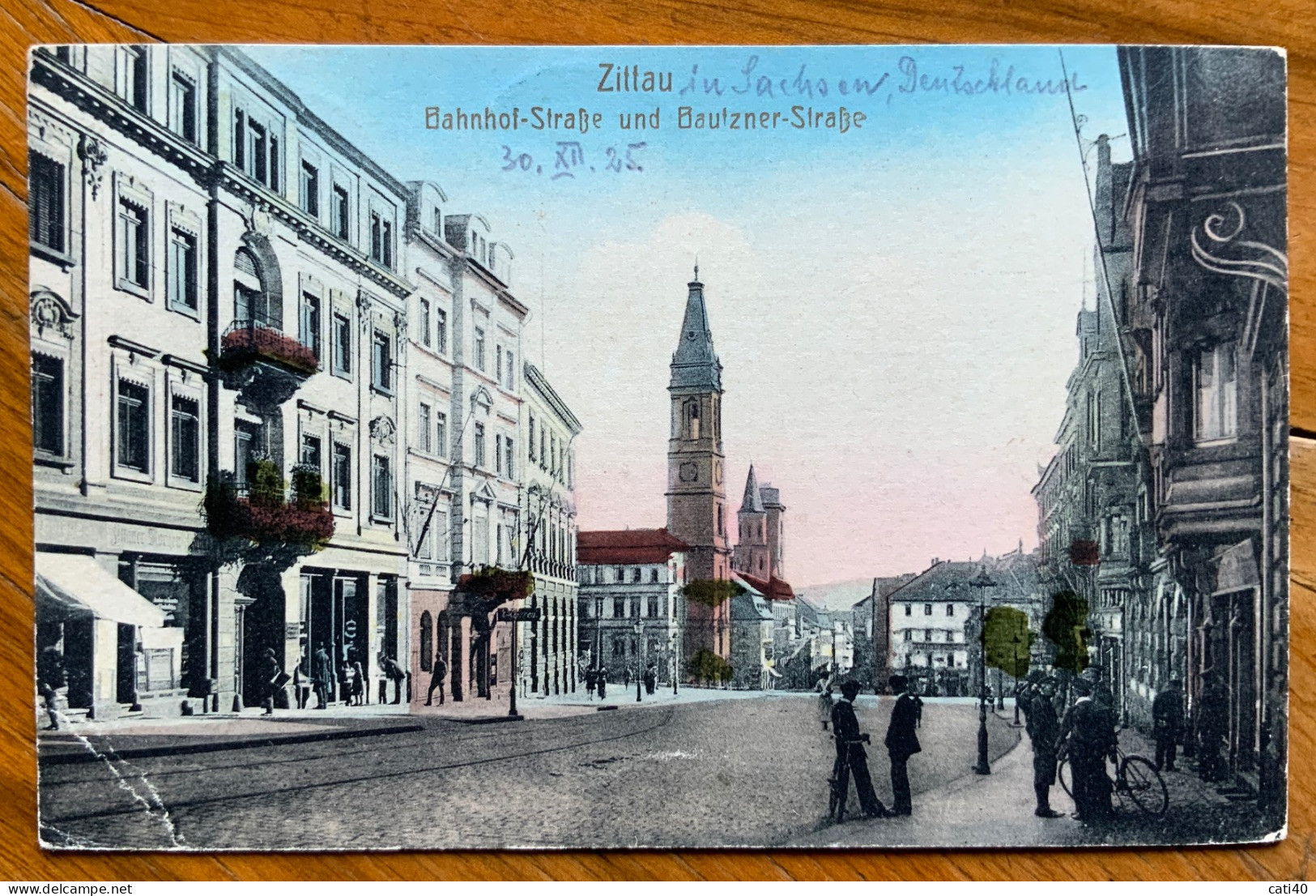 ZITTAU - BAHNHOF-STRASSE UND BAUTZNER-STRAZZE - 30/12/25 PER TRIESTE - A Identifier