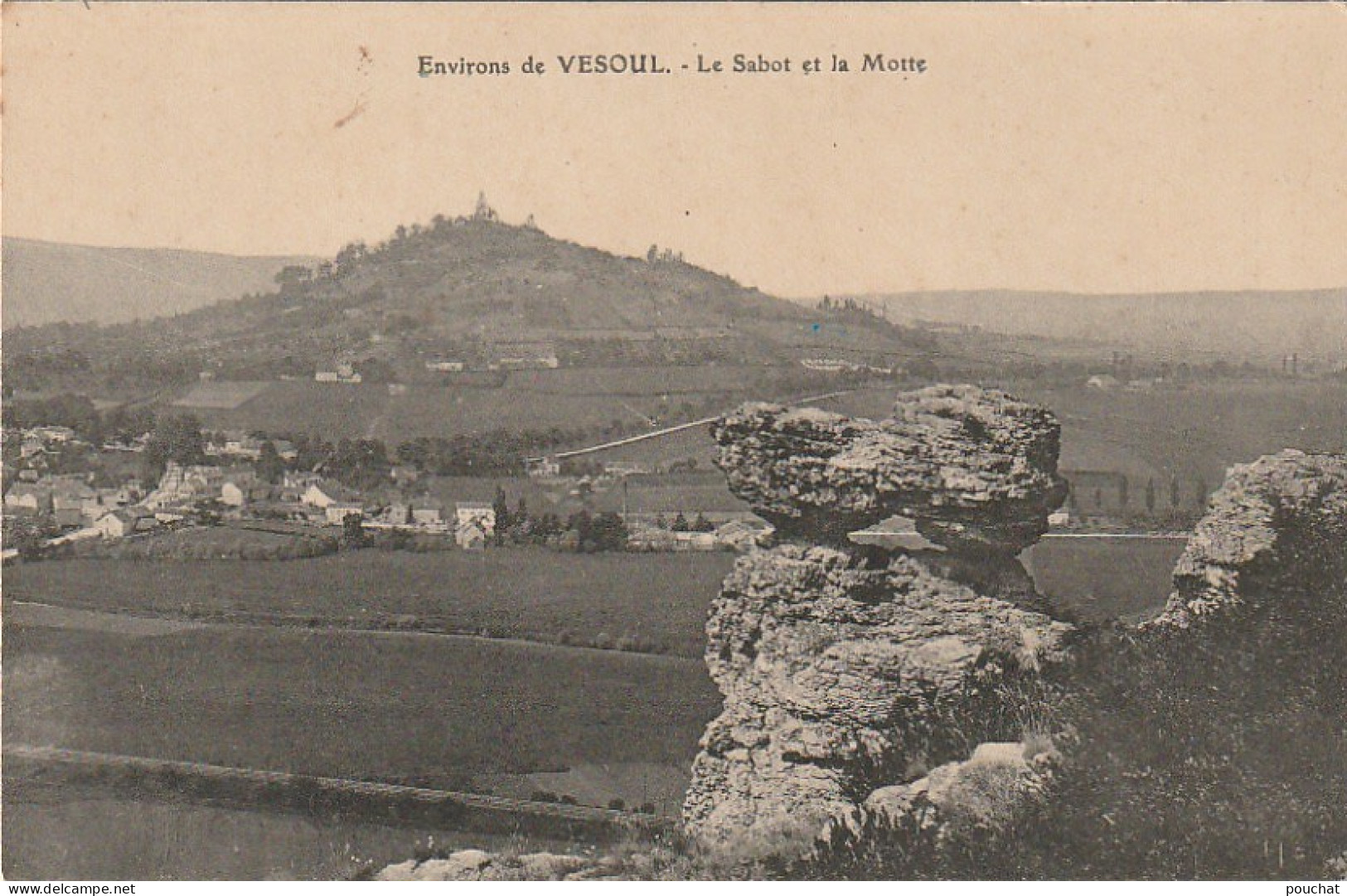 IN 10 - (70) ENVIRONS DE  VESOUL -  LE SABOT ET LA MOTTE  -  2 SCANS - Vesoul