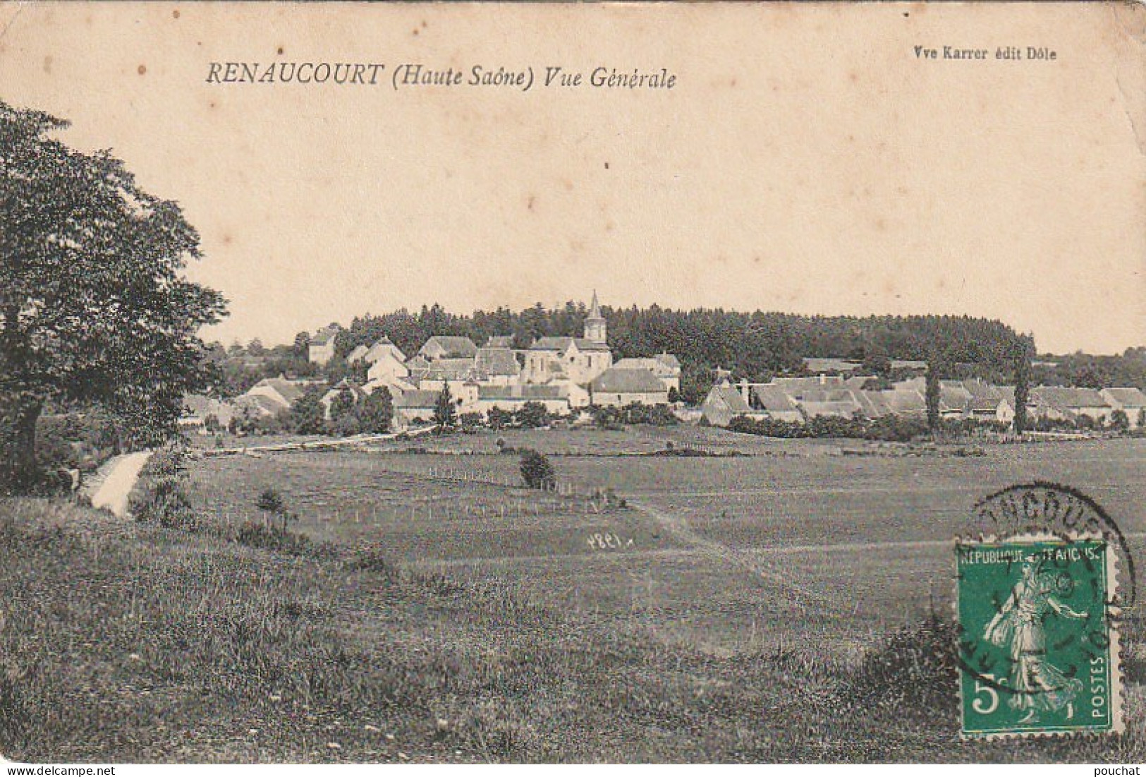 IN 10 - (70)  RENAUCOURT-  VUE GENERALE  - 2 SCANS - Autres & Non Classés