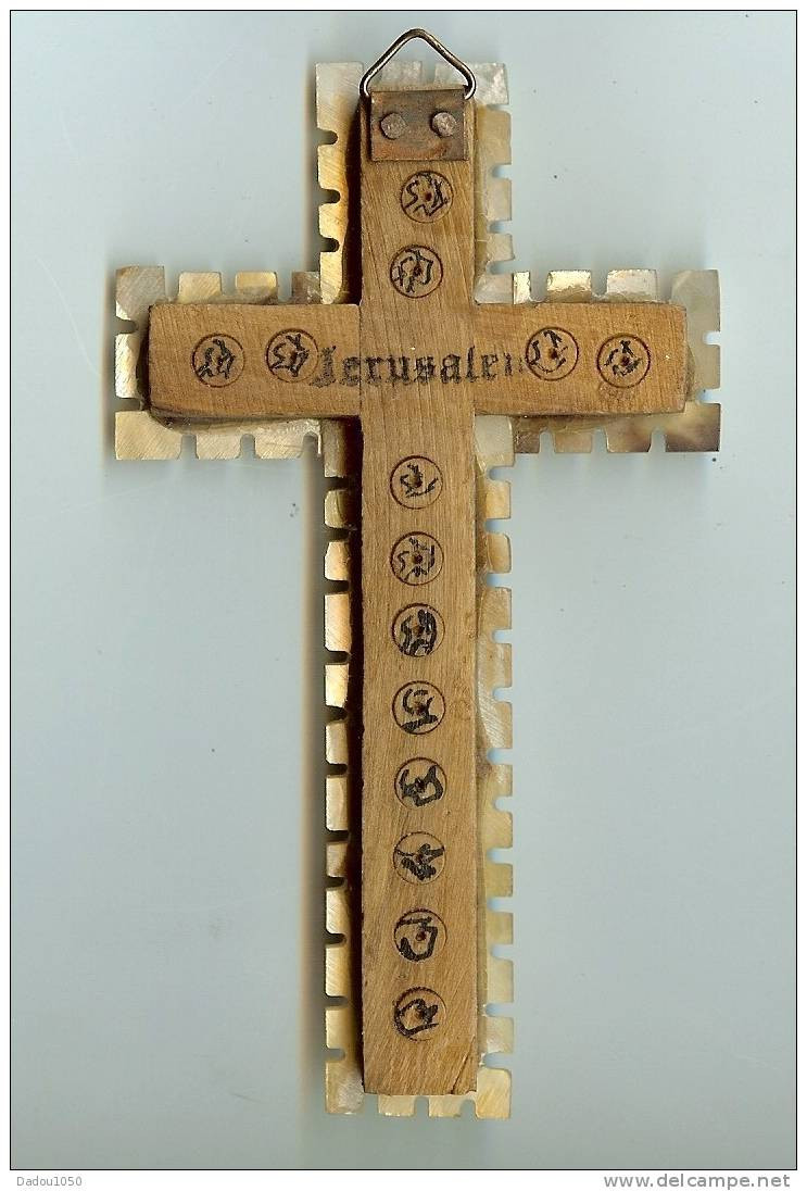 Crucifix Artisanal Nacre - Religione & Esoterismo