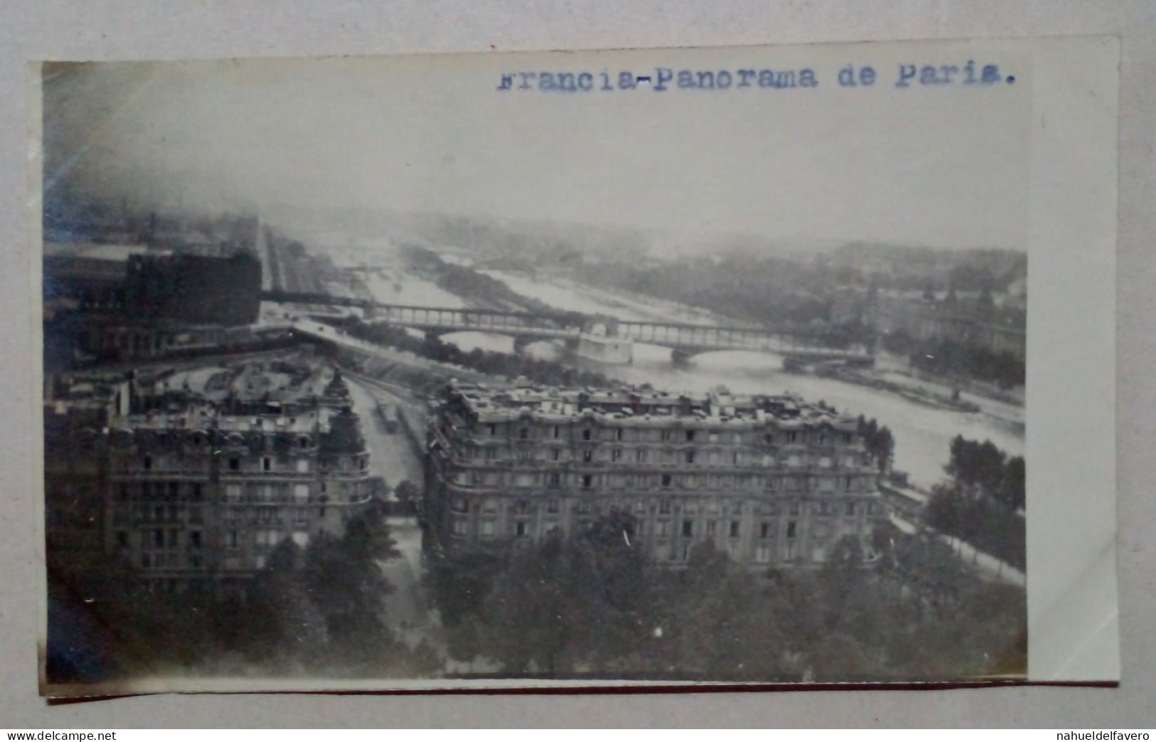 Photographie - Photo Panoramique De Paris. - Lieux