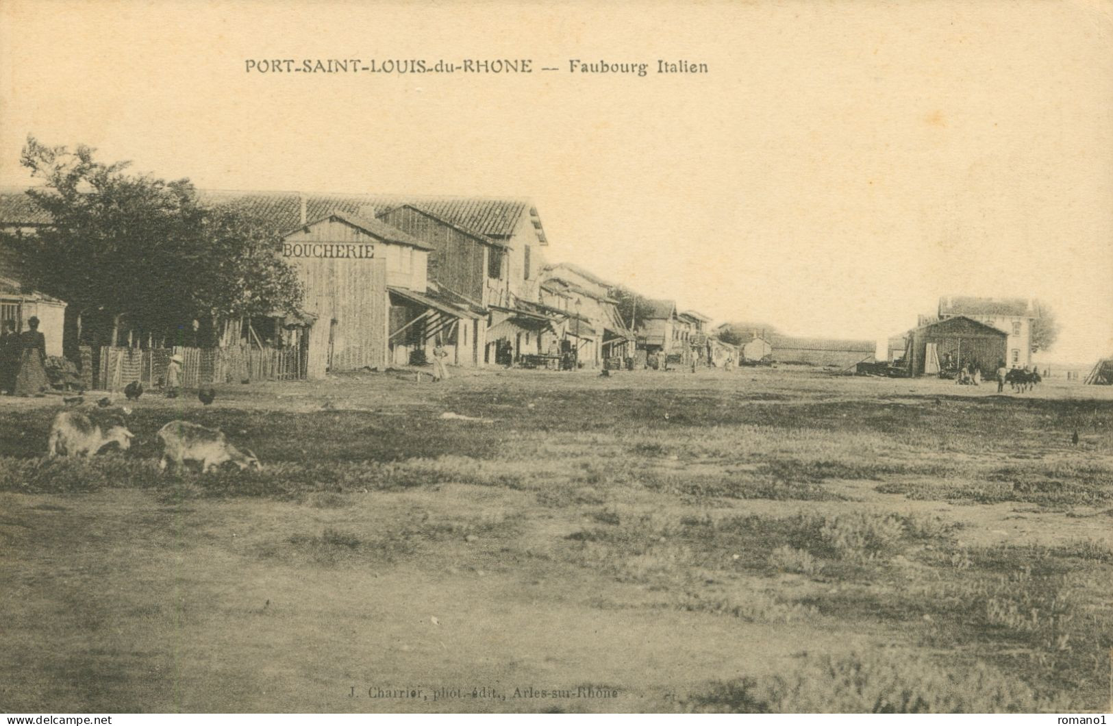 13 )   PORT SAINT LOUIS Du RHONE  -  Faubourg Italien - Otros & Sin Clasificación