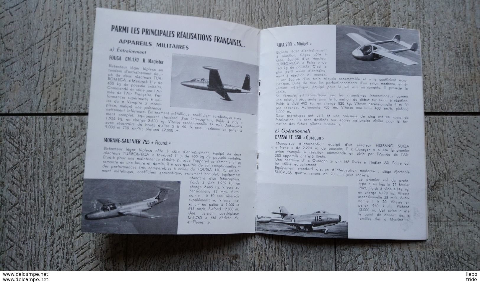 Brochure Regards Sur Les Prototypes Français L'union Syndicale Des Industries Aéronautiques Aviation - Luchtvaart